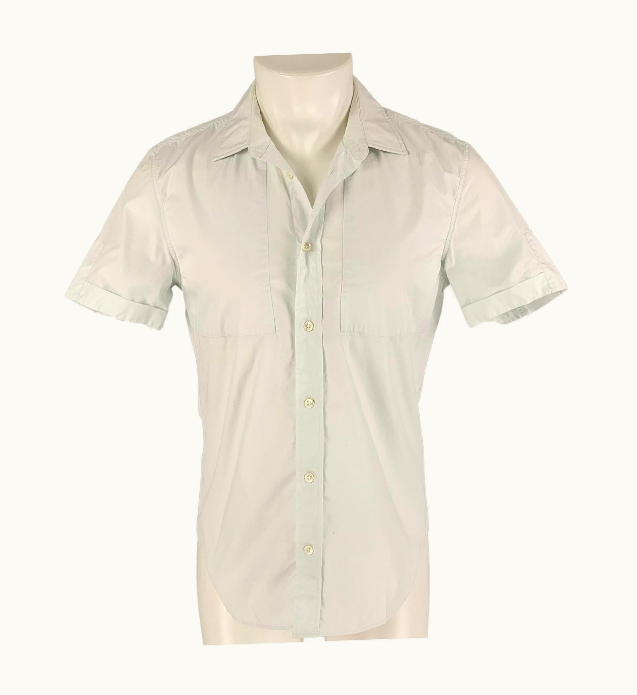 Maison Margiela Maison Margiela White Cotton Short Sleeve Shirt