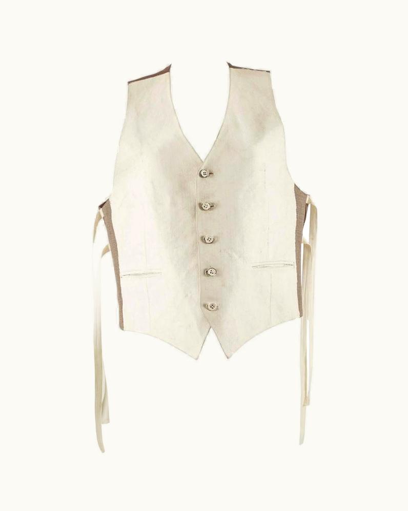 Maison Margiela Maison Martin Margiela Spring-Summer 1993 Oversized Hand Painted Waistcoat