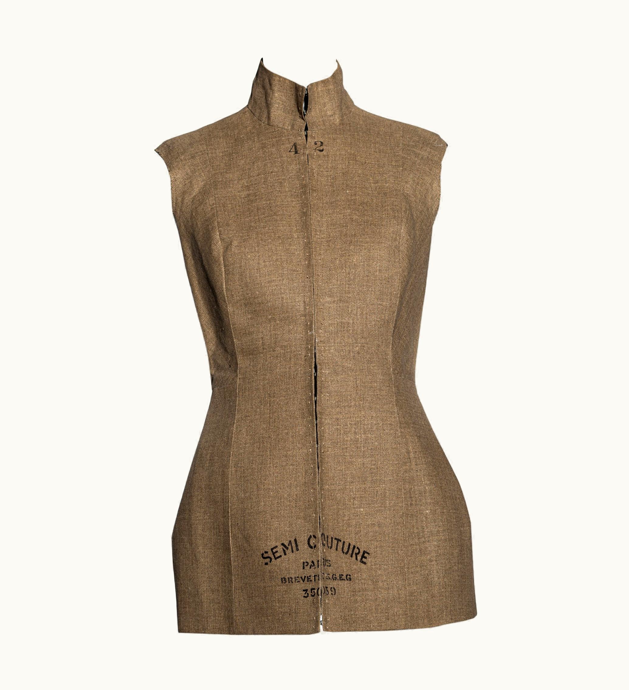 Maison Margiela Martin Margiela Linen Semi-couture Stockman Corset, AW 1997