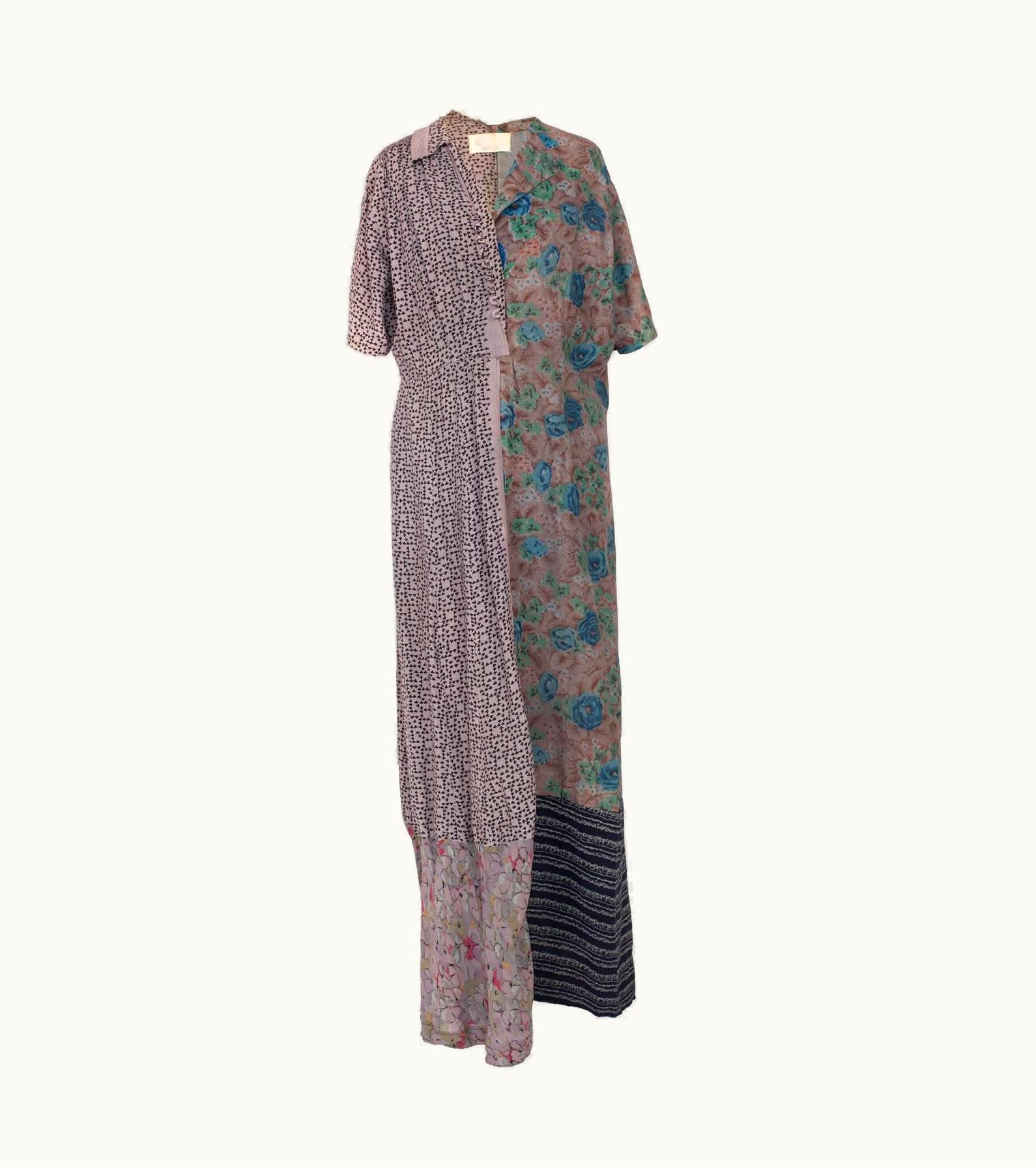 Maison Margiela Martin Margiela Artisanal Flower Patch Dress, 1993 S/S 1994