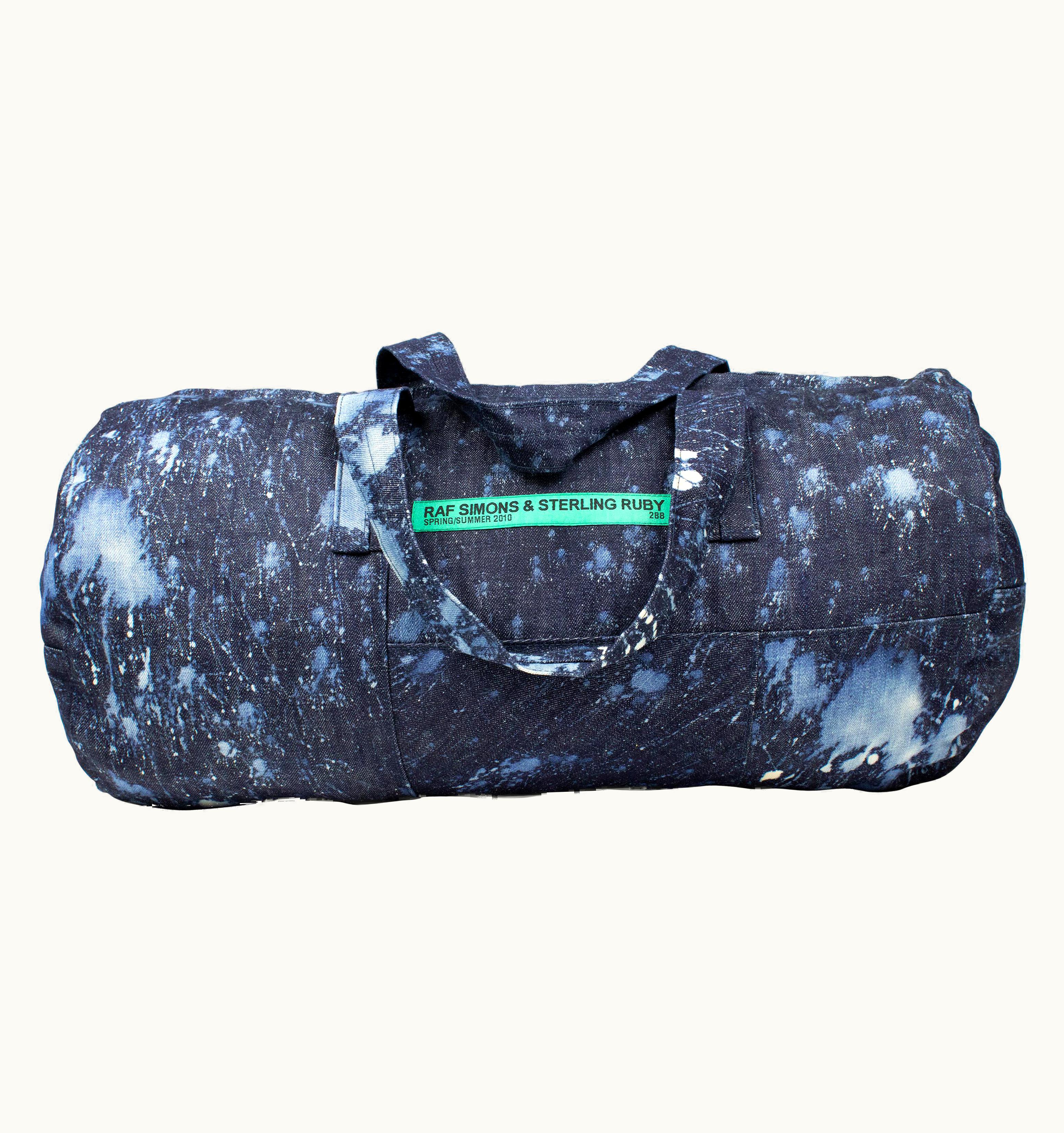 Raf Simons Raf Simons Sterling Ruby S/S Bleached Denim Bag