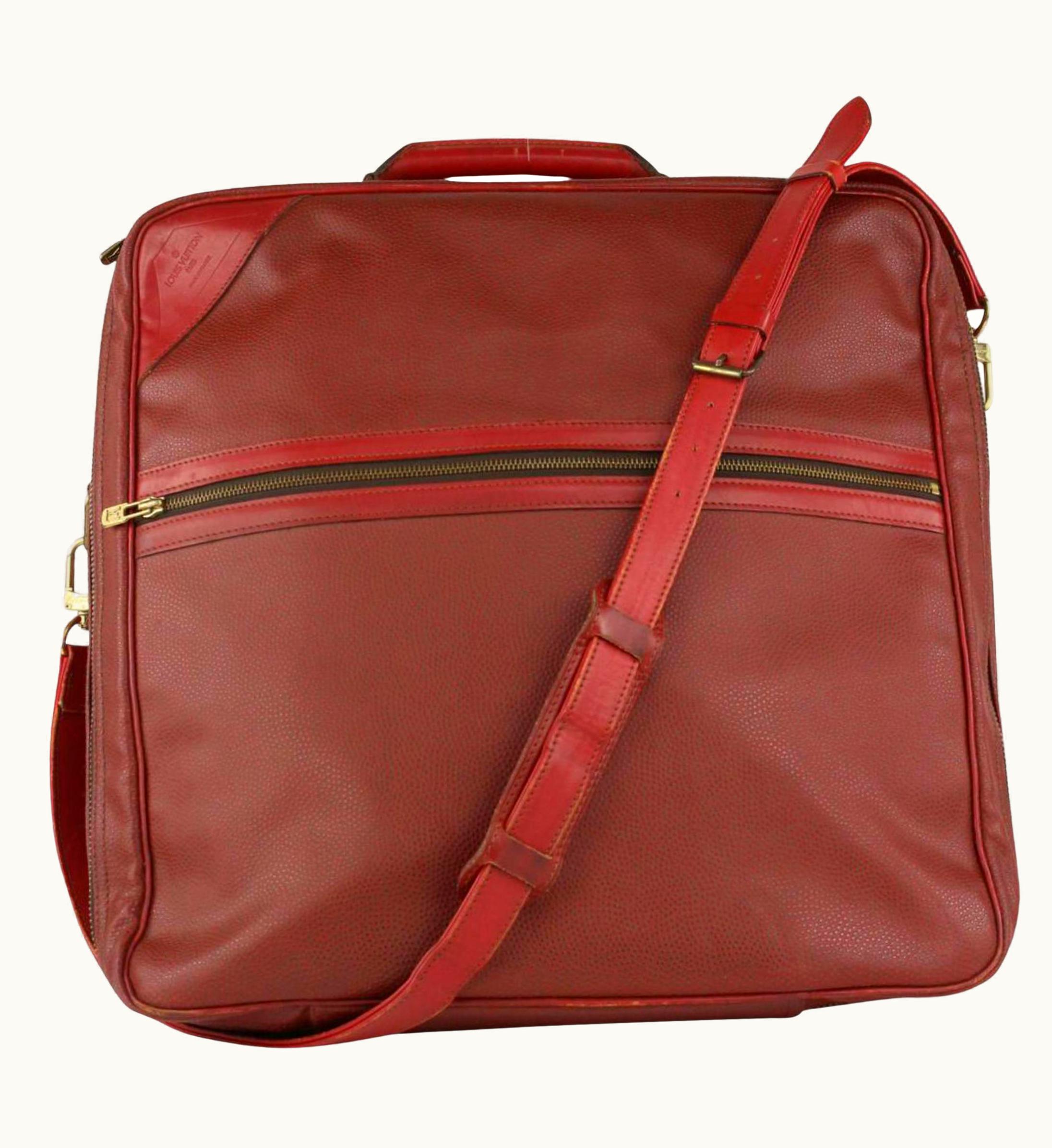 Louis Vuitton Louis Vuitton 1986 Lv Cup Red Travel Bag 5ll1021 UZ0613233