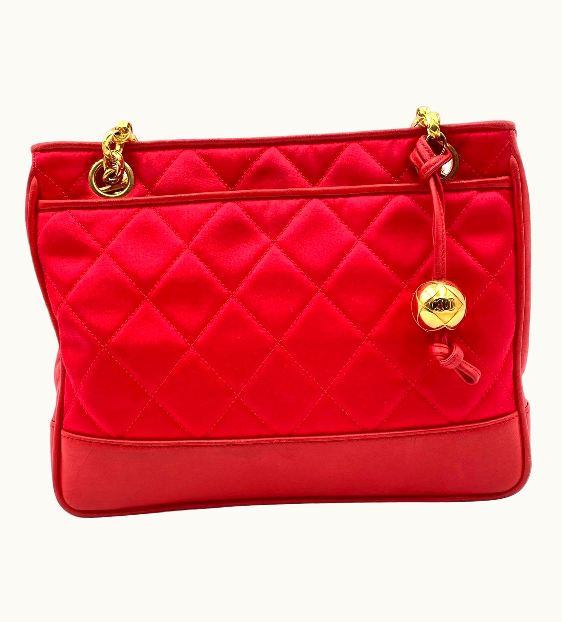 Chanel 1994 Chanel Camera Bag Red Vintage Shoulder Bag UZ0613249