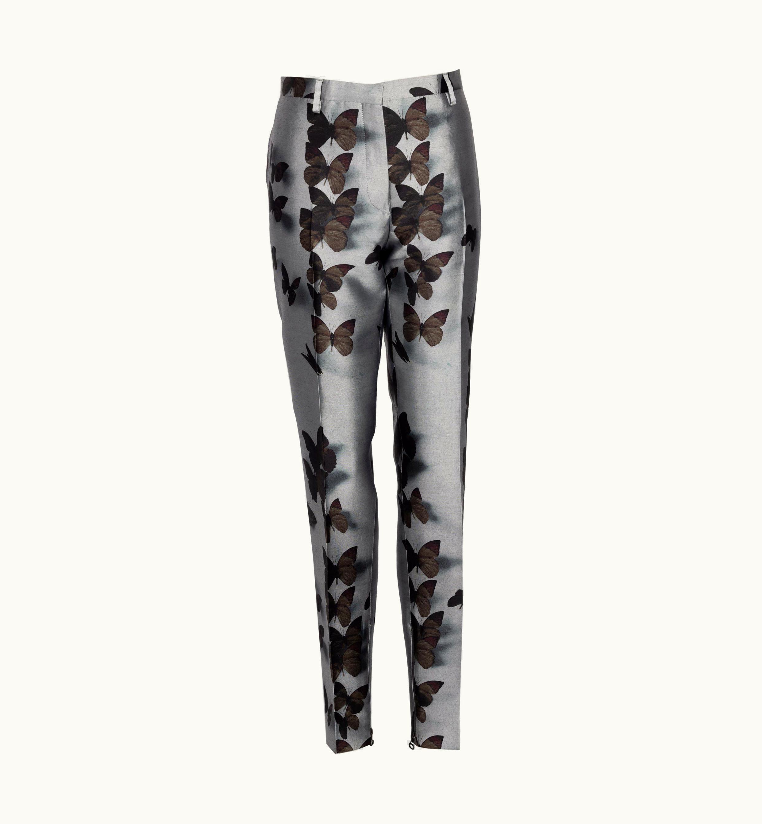 Lanvin Lanvin Alber Elbaz Silk Butterfly Pants AW 2013
