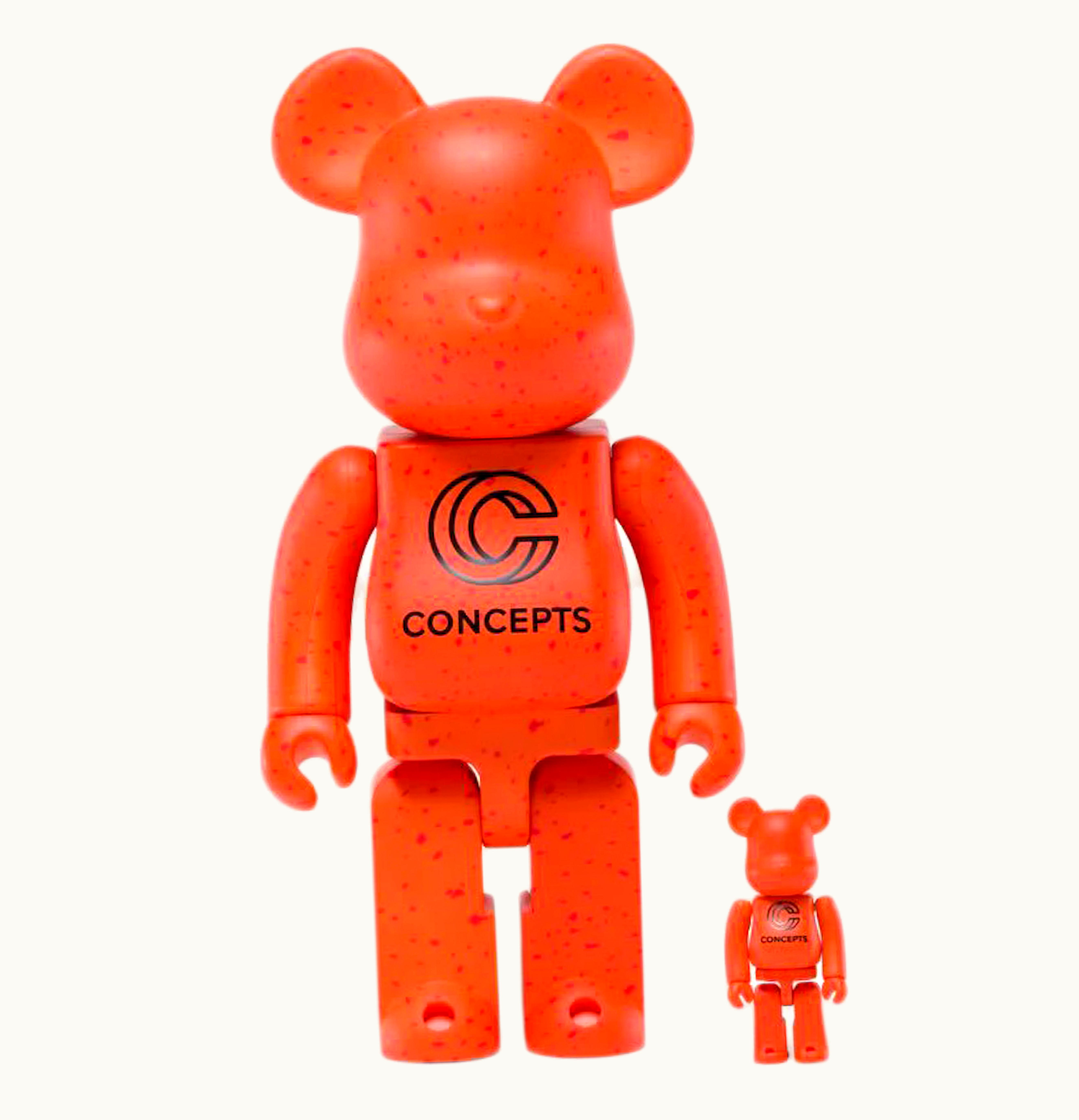 Bearbrick Bearbrick x Concepts Orange Lobster 100 400 Set