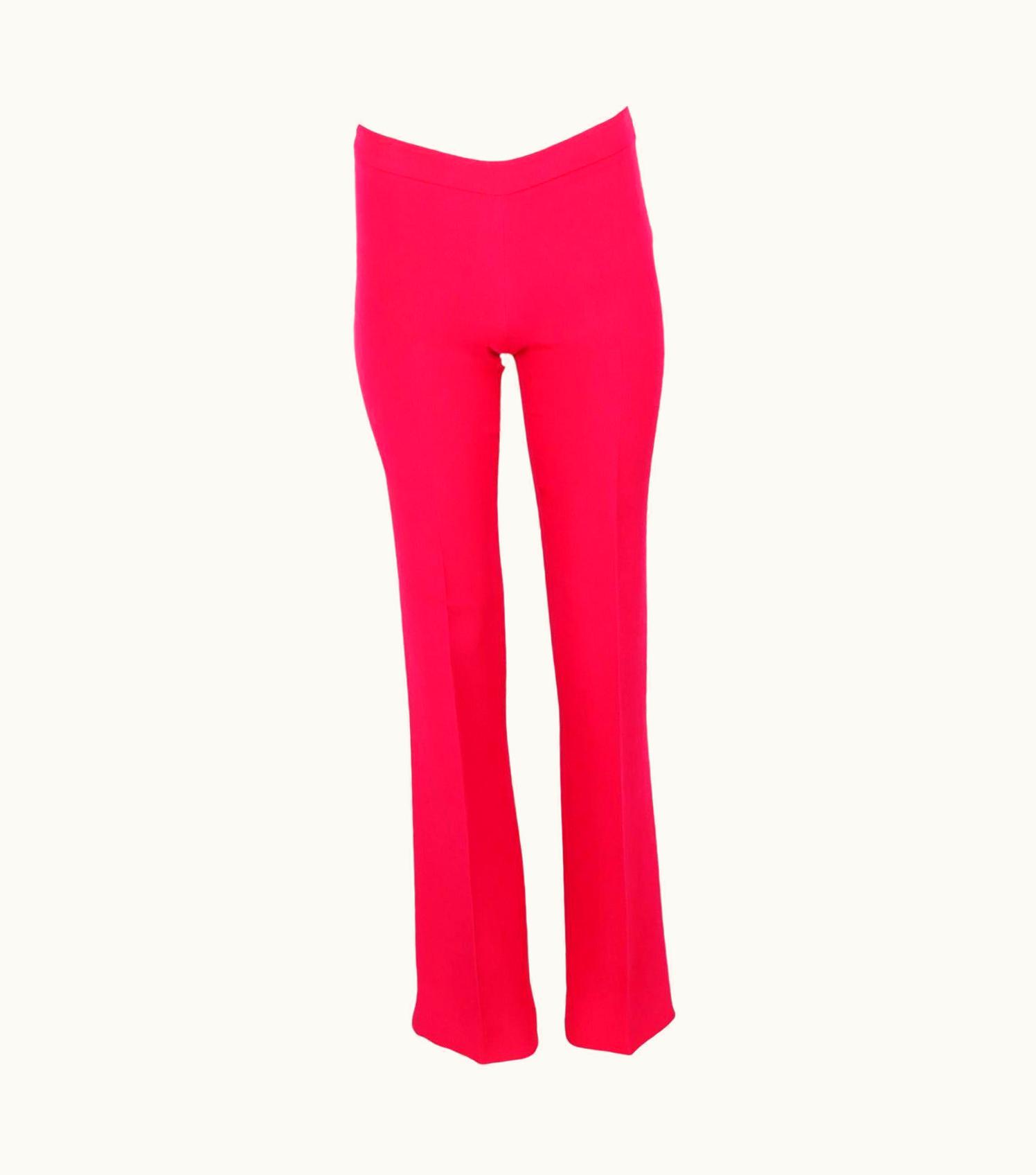 Gucci Gucci 2013 Silk Twill Straight Leg Pants It 38 Uk UZ0613295