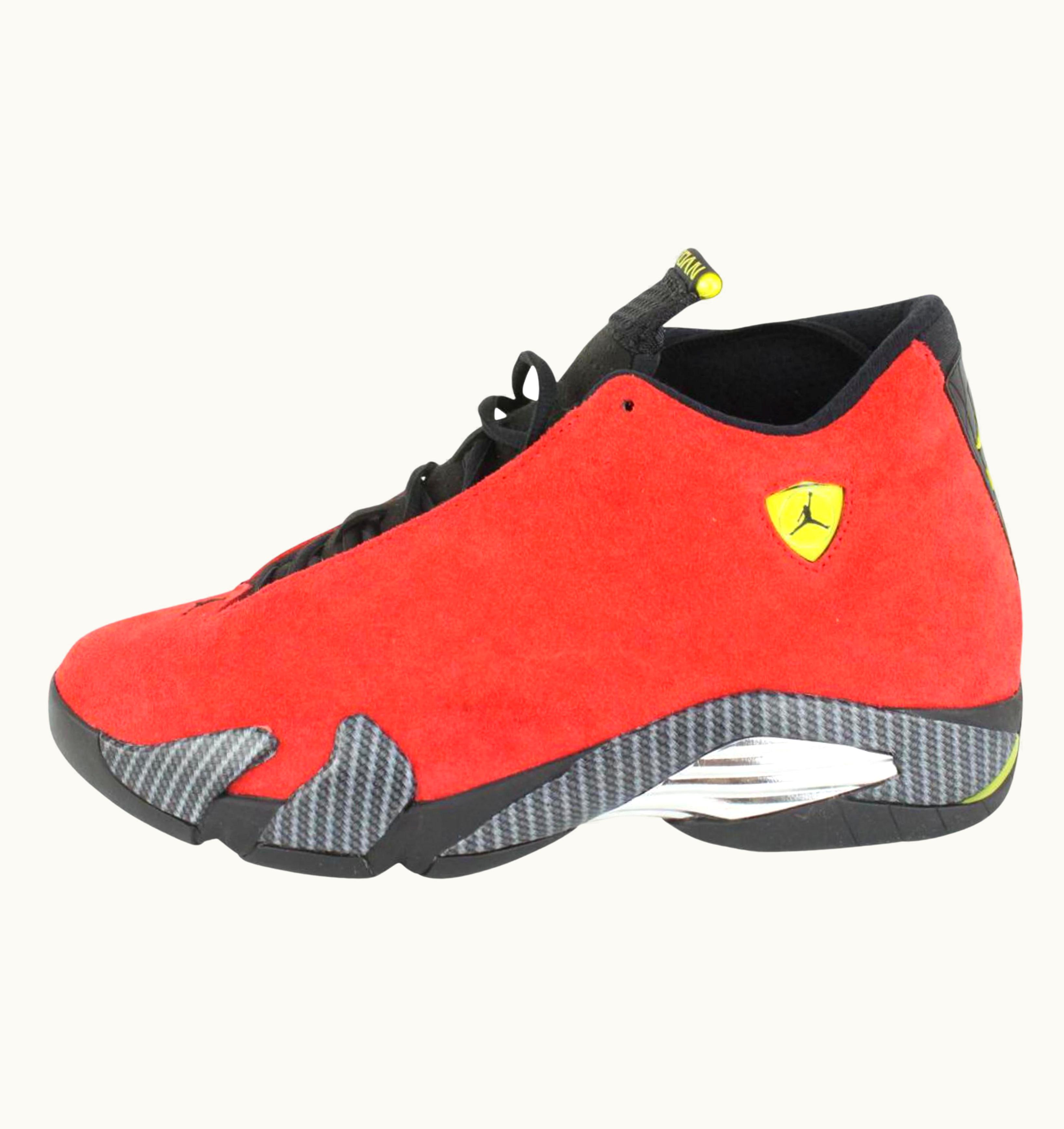 Nike 2014 Men' 8.5 Us Red Retro 'Ferrari' Air Jordan 14 Xiv