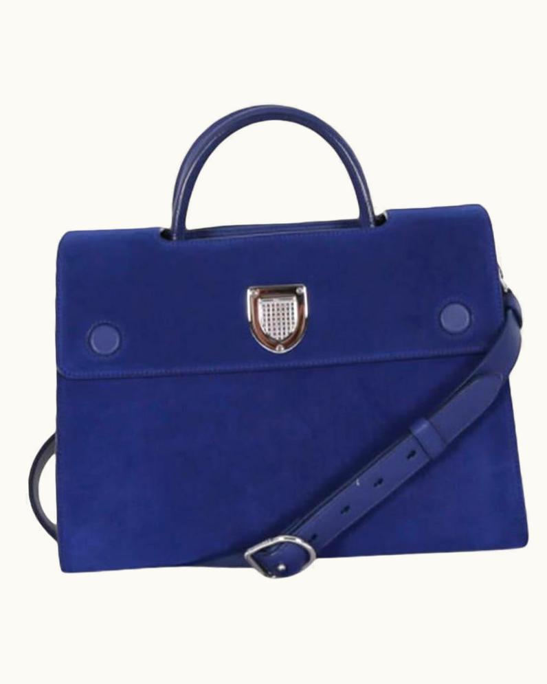 Dior Dior Blue Suede Diorever Tote Bag UZ0613622