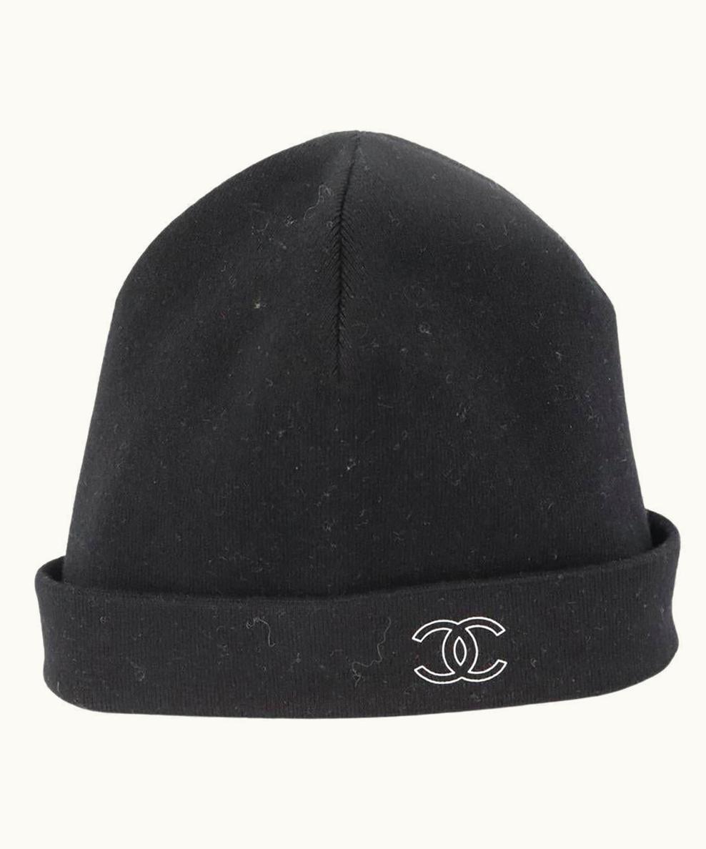 Chanel Chanel 2017 Logo Printed Cashmere Blend Beanie One Size UZ0613702