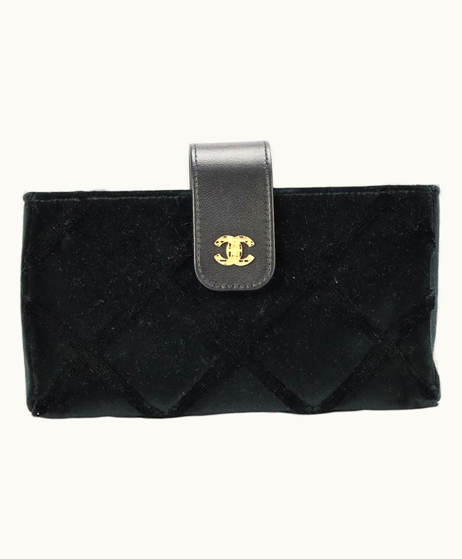 Chanel Chanel 2017 O-phone Holder Large Velvet Shoulder Bag