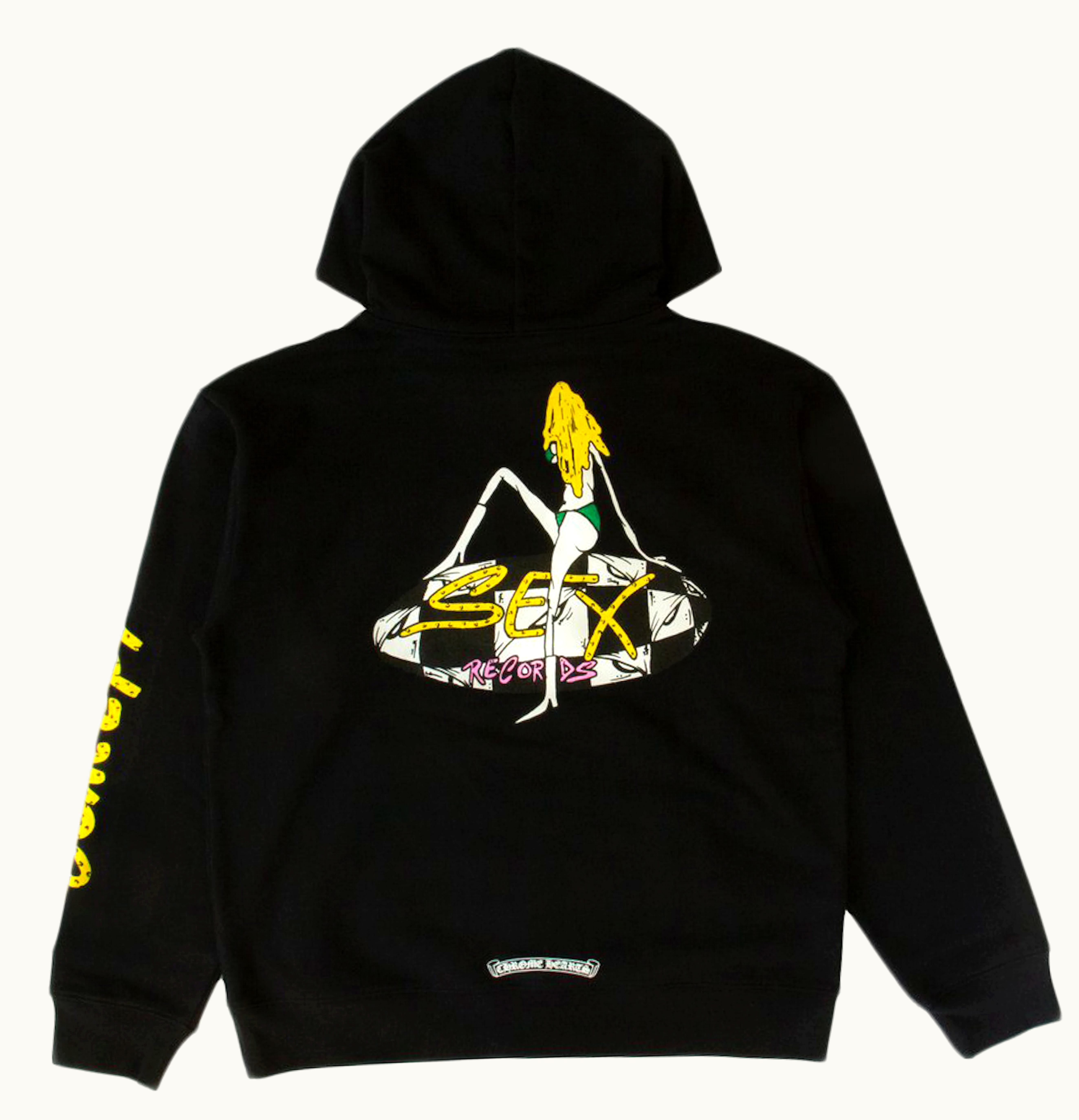 Chrome Hearts Chrome Hearts Matty Boy Sex Records Concept Hoodie Black