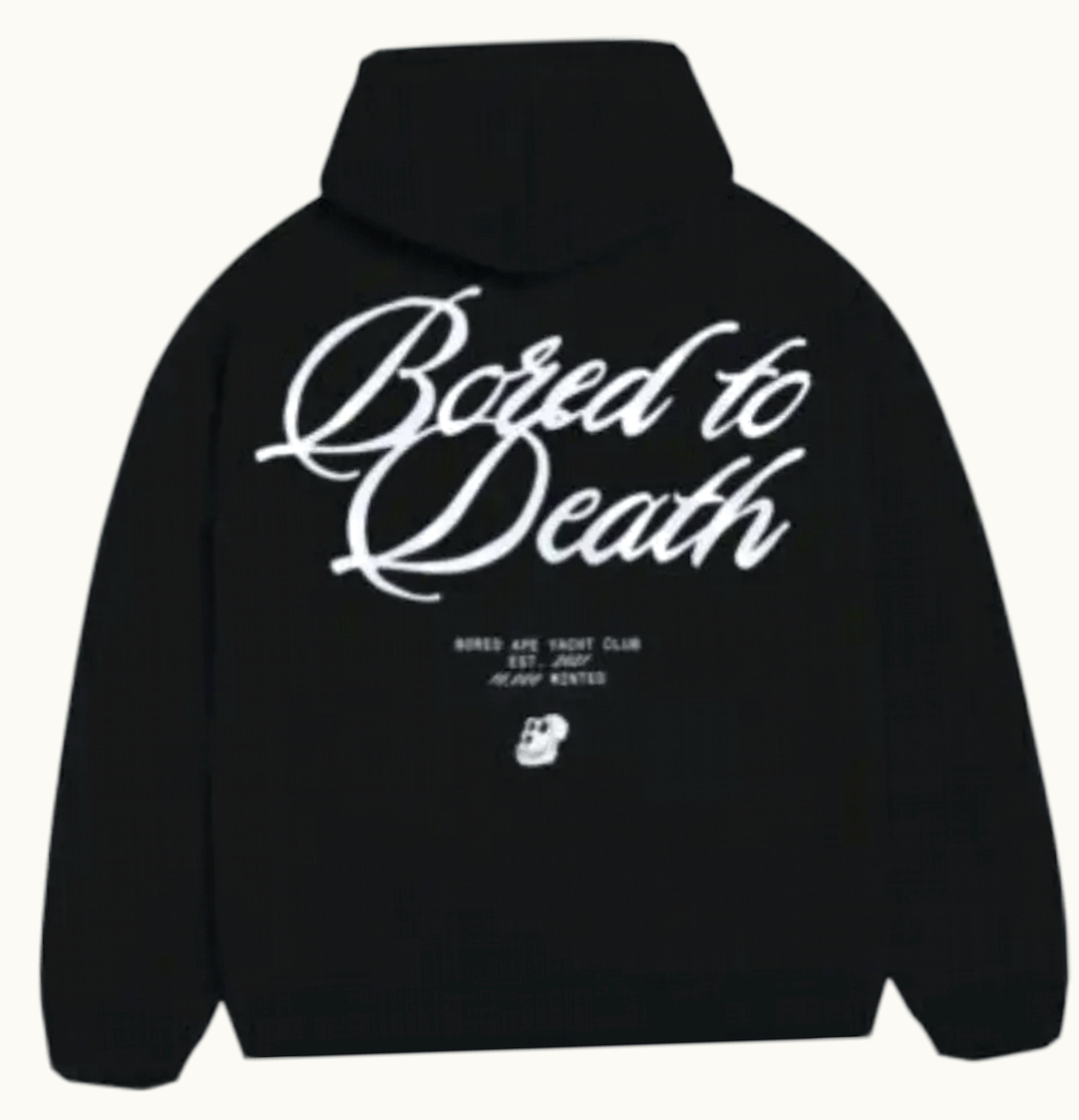BAYC BAYC Bored Script Hoodie Black