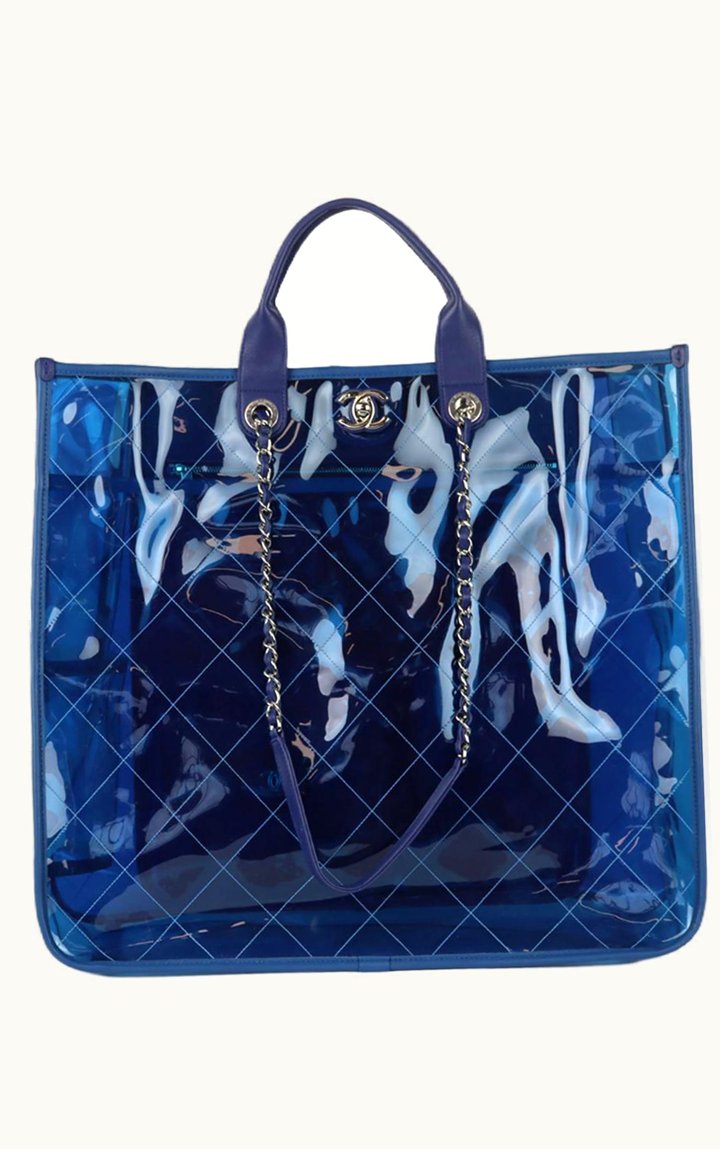 Chanel Chanel 2018 Coco Splash Quilted Perspex And Leather Tote Bag UZ0613922