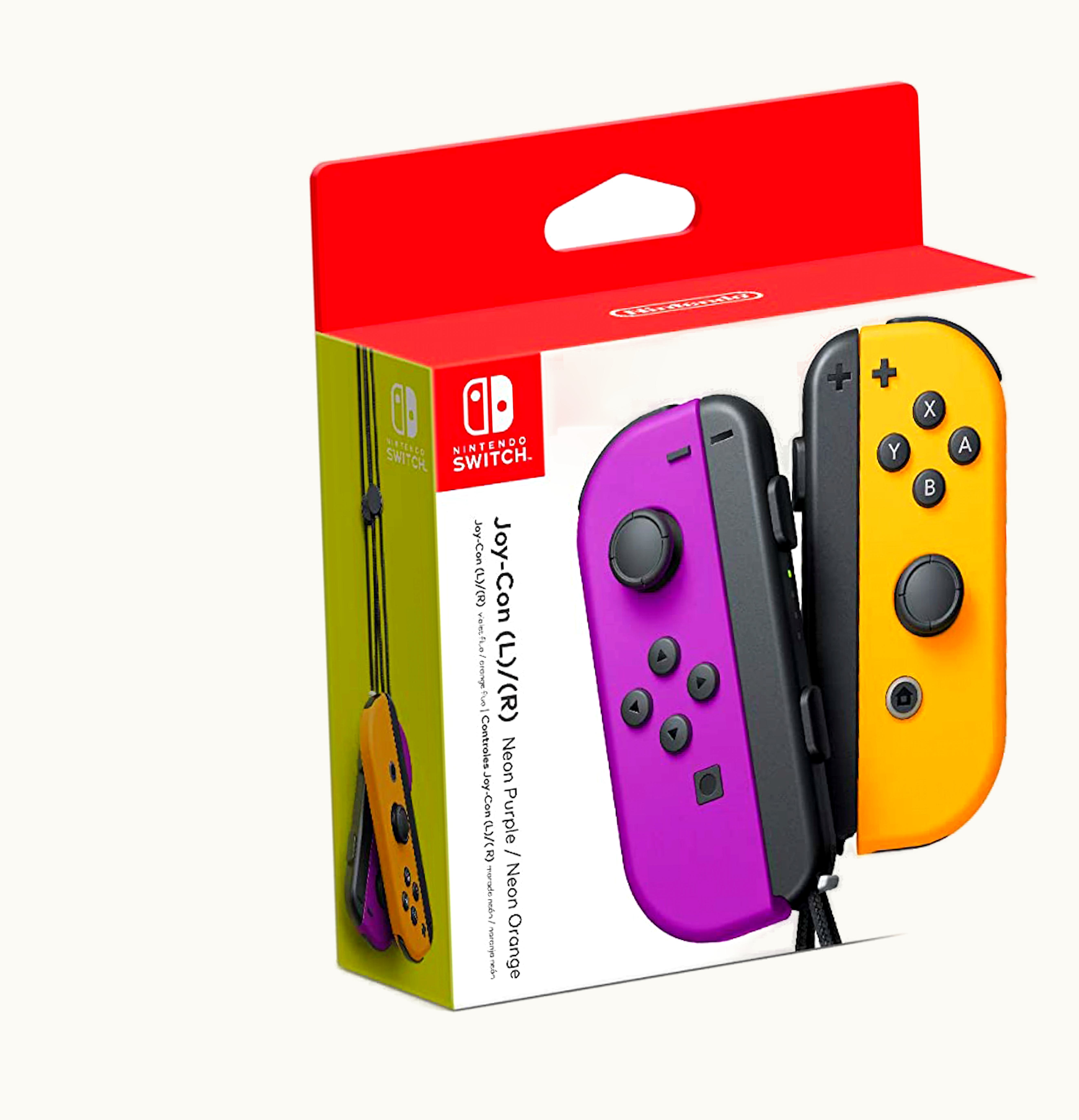 Nintendo Nintendo Switch Joy Con L R HACAJAQAA Purple Neon Orange