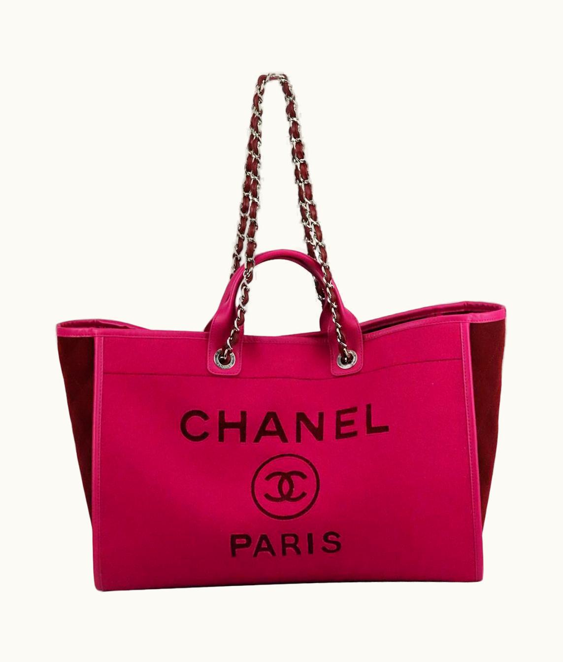 Chanel Chanel 2019 Deauville Large Wool Felt Tote Bag UZ0614138