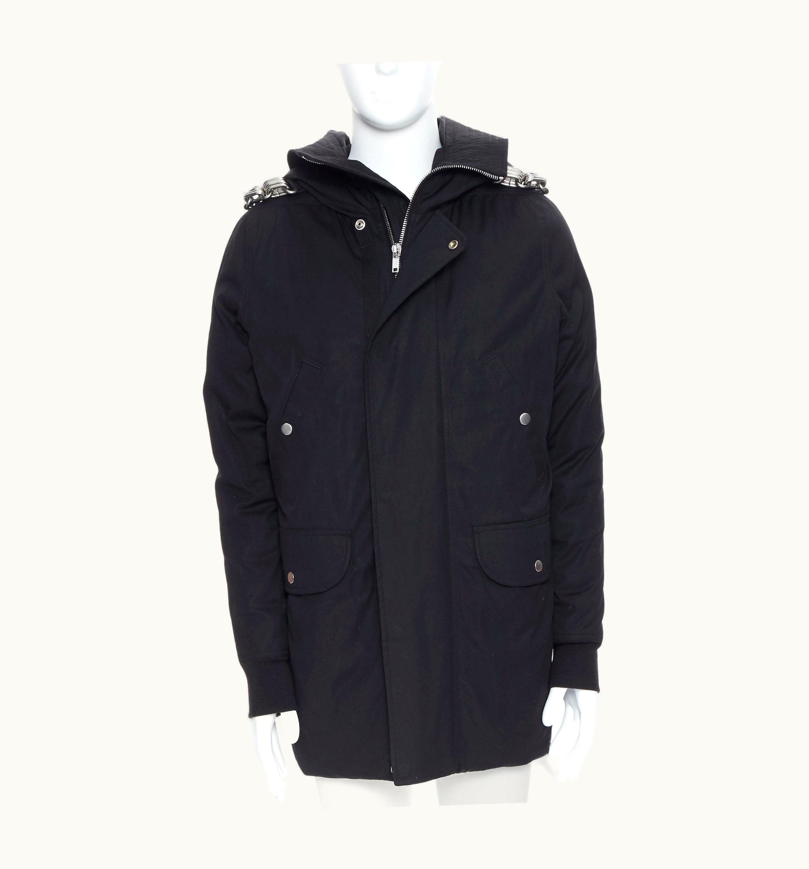 Rick Owens Rick Owens AW 2019 Larry Jumbo Parka Chained Goose Down Padded Puffer UZ0614215