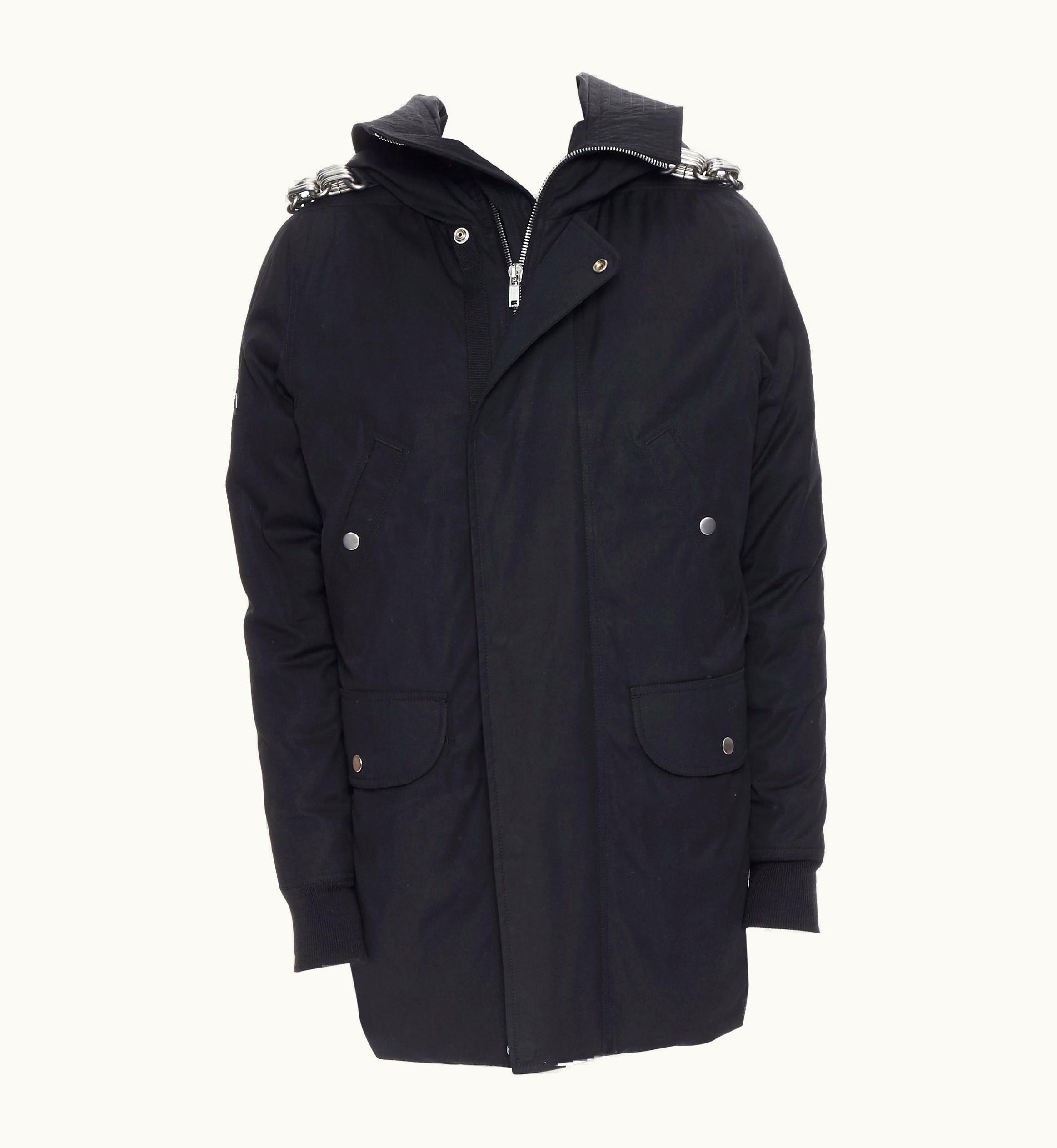 Rick Owens Rick Owens AW 2019 Larry Jumbo Parka Chained Goose Down Padded Puffer UZ0614216