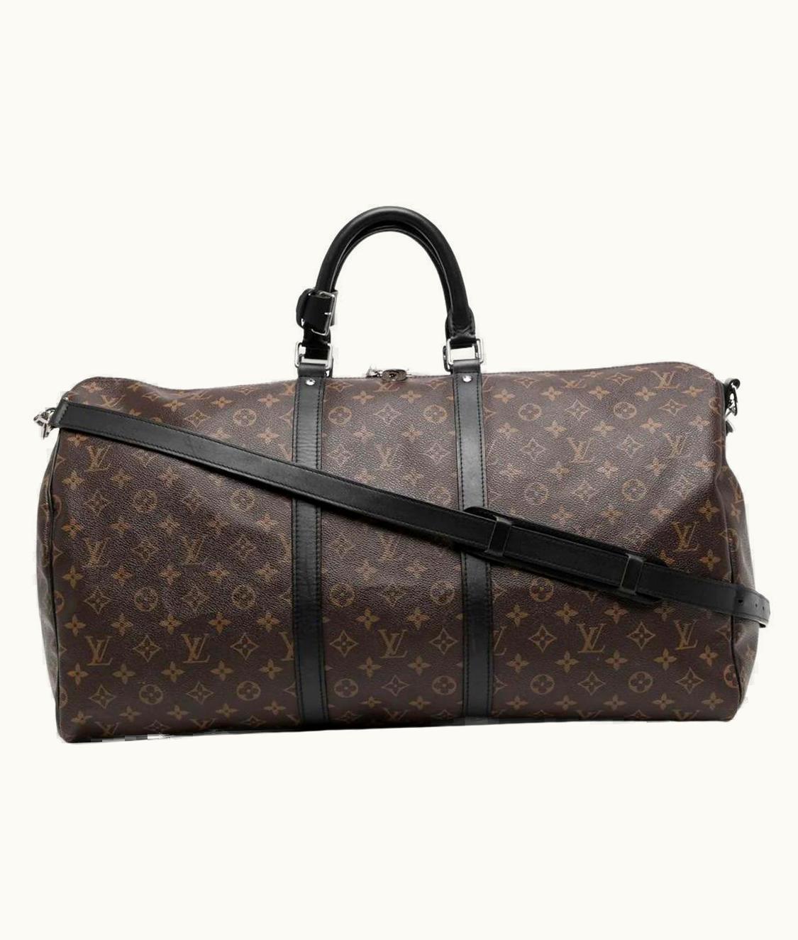 Louis Vuitton Monogram Macassar Keepall Bandouliere UZ0614356