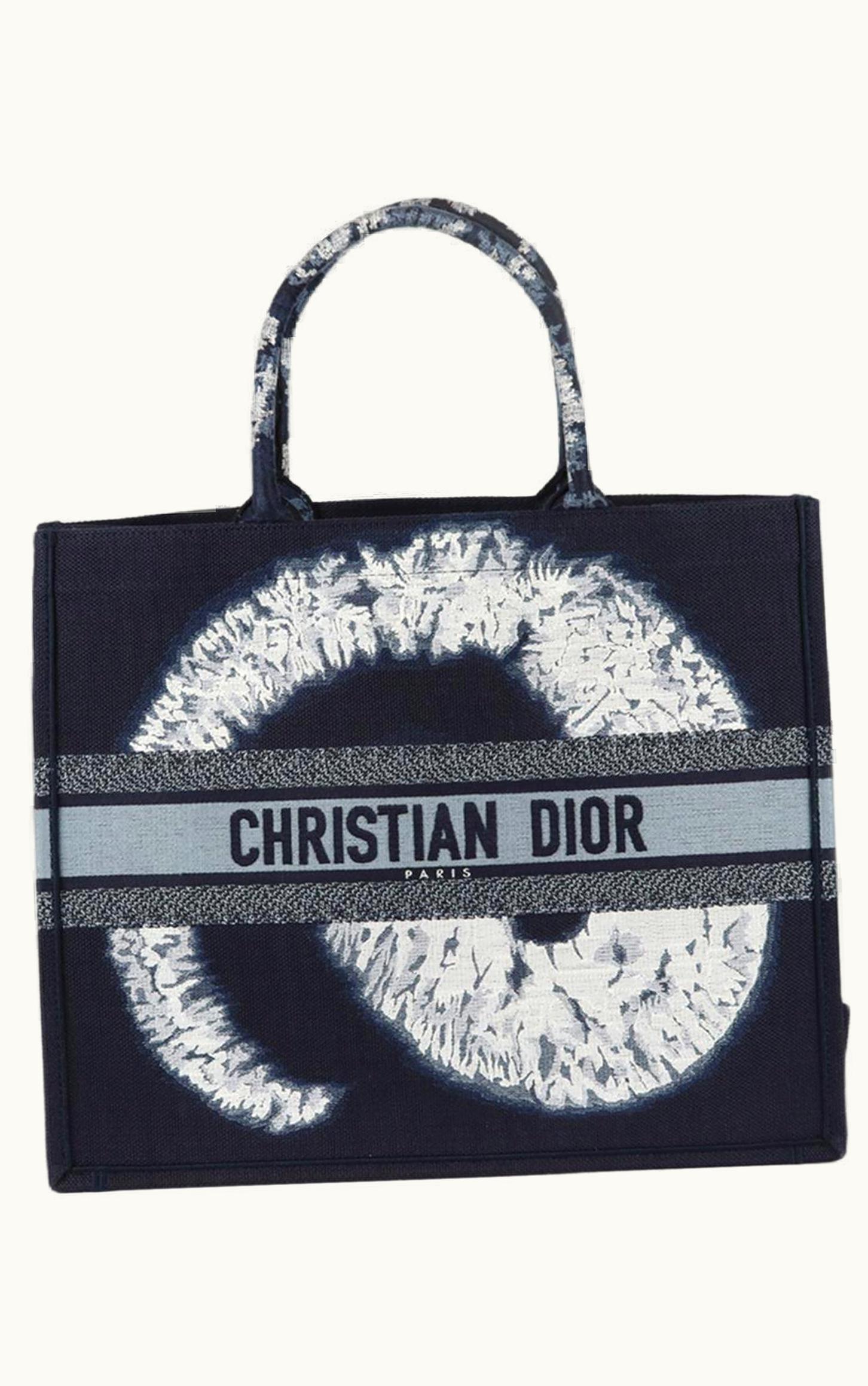 Dior Christian Dior 2020 Book Large Tie Dyed Jacquard Canvas Tote Bag UZ0614378