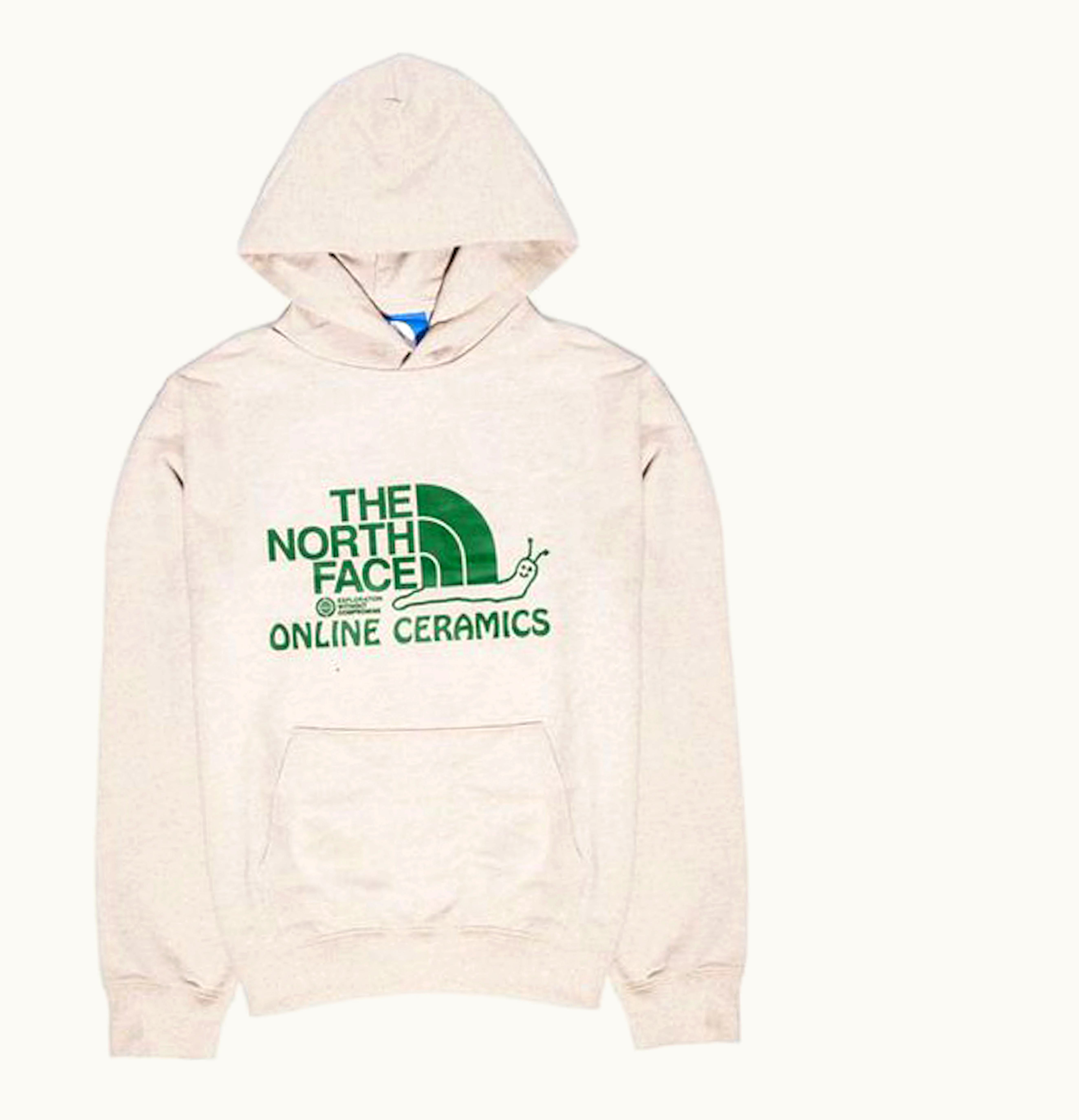 The North Face The North Face x Online Ceramics Regrind Graphic Hoodie White