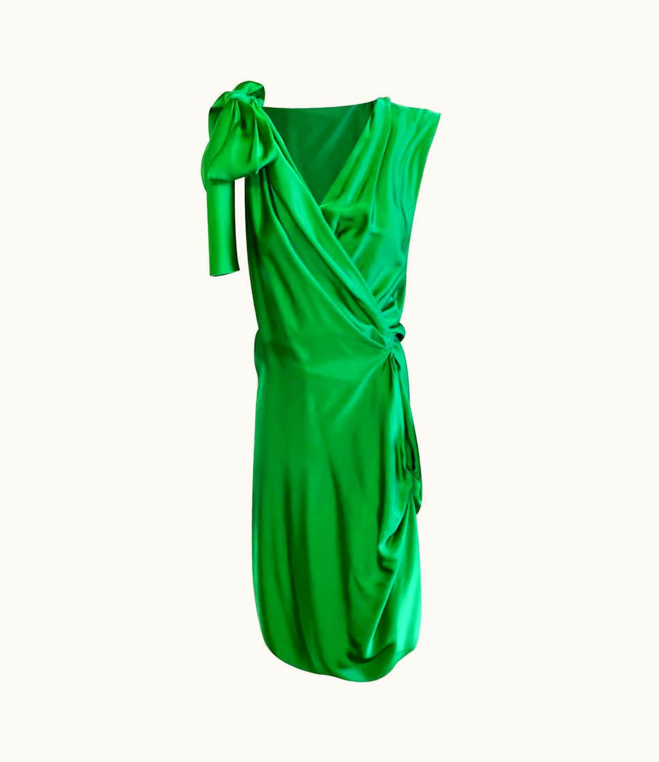 Lanvin Green VIscosa Dress Fr