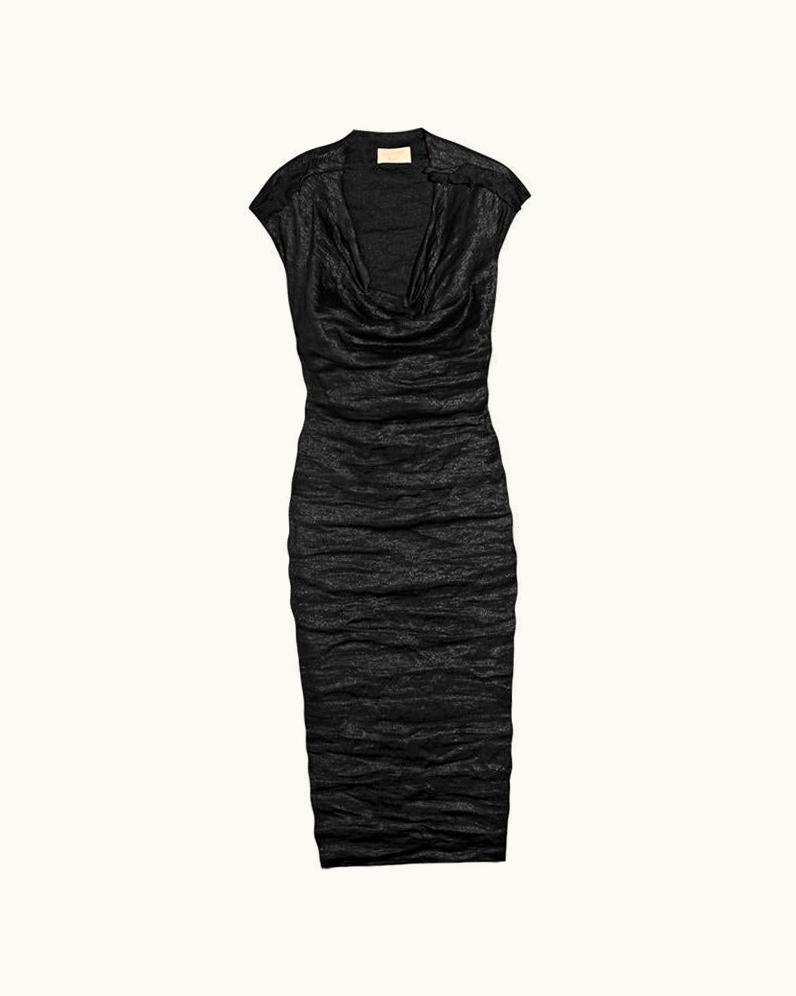 Lanvin Most Wanted Lanvin Black Metallic Dress