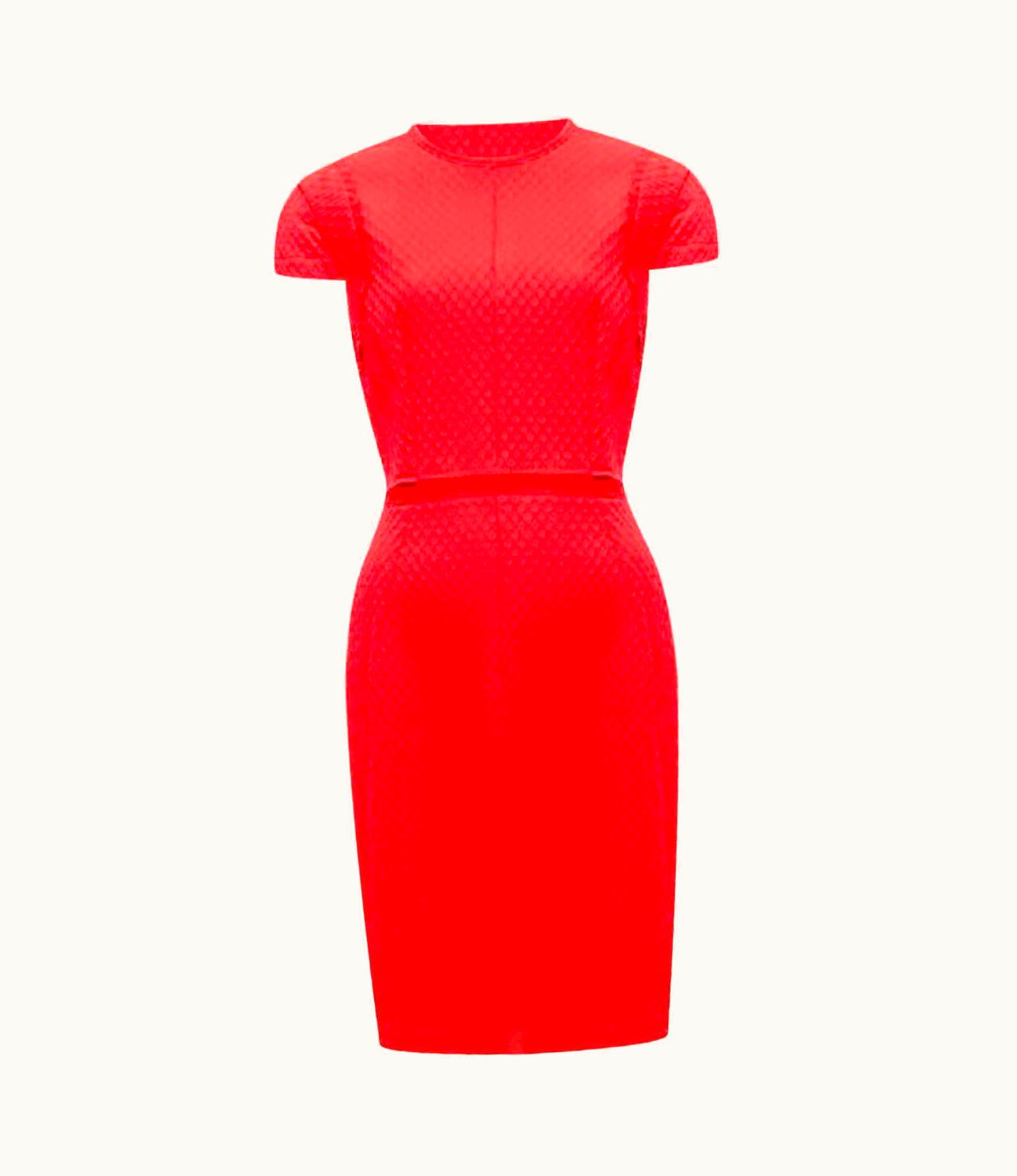 Lanvin Red Cotton Dress Fr