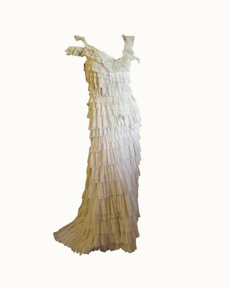 Lanvin By Alber Elbaz One Off Wedding Dress Spring 2004