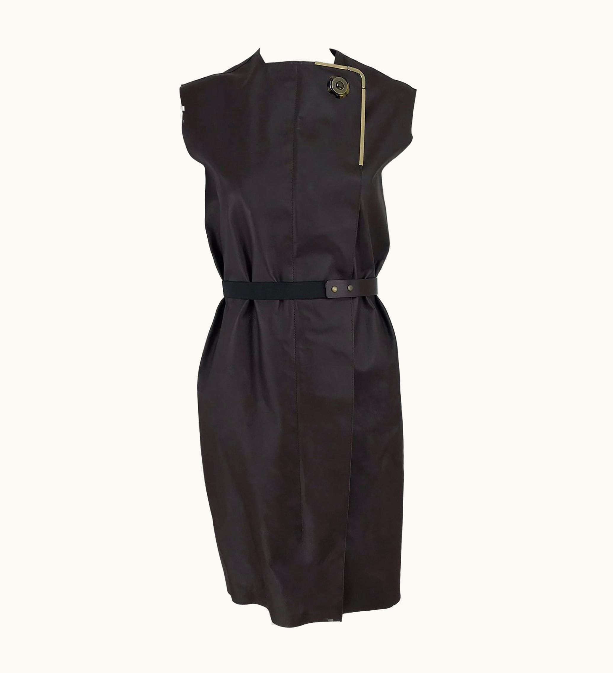Lanvin Fall 2011 Look 16 Lambskin Dress Alber Elbaz