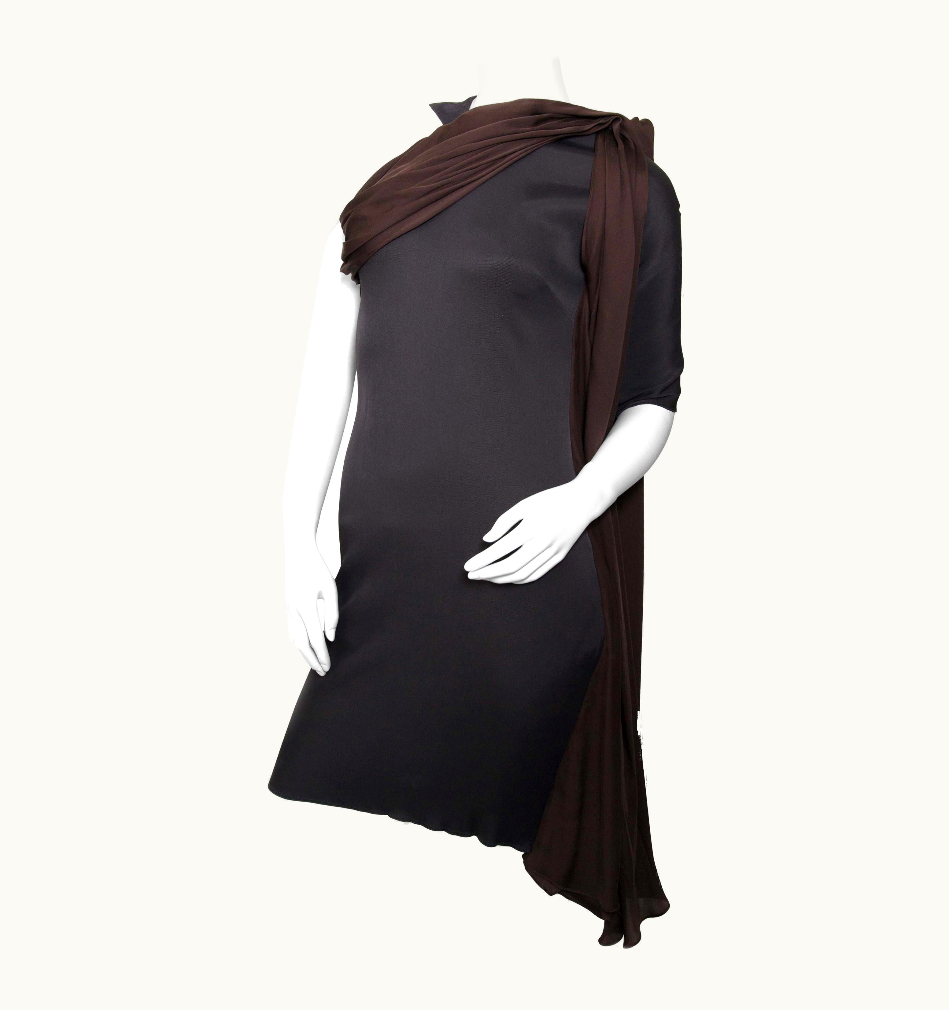 Lanvin Dark Brown Dress