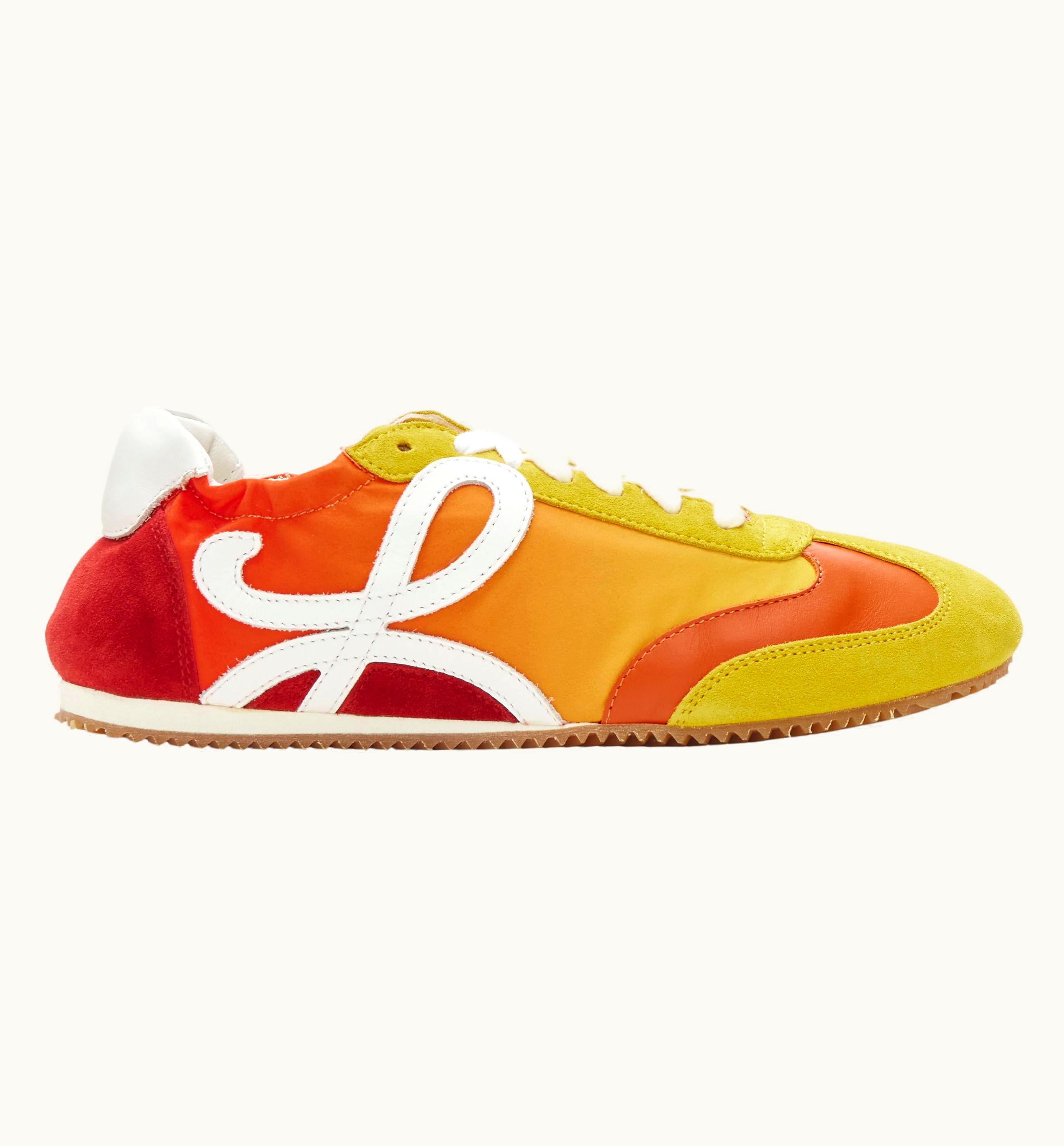 Loewe Rare Loewe Flow Sunset Red Yellow Gradient Low Top Runner Sneaker