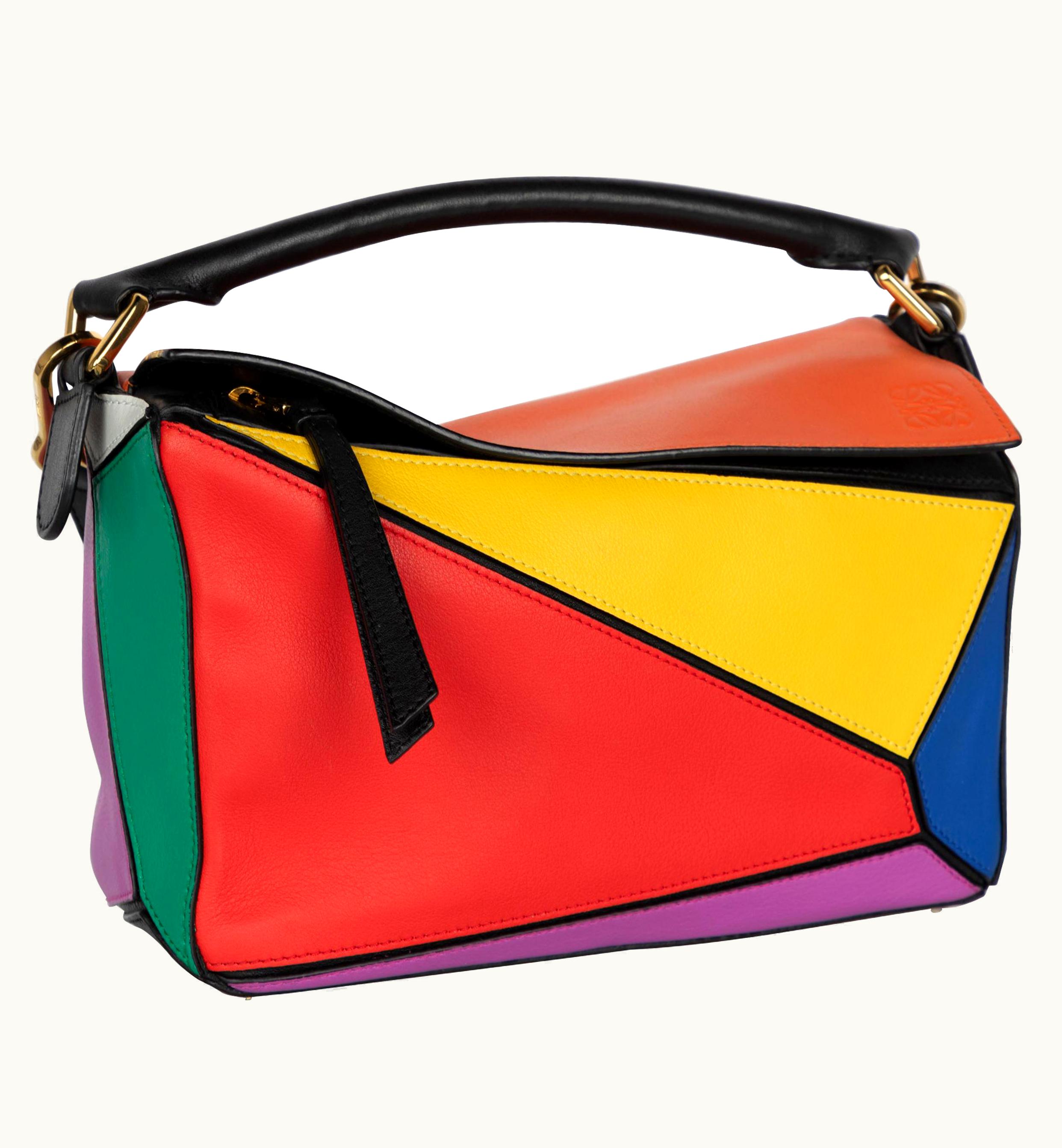 Loewe Color Block Puzzle Bag 2017