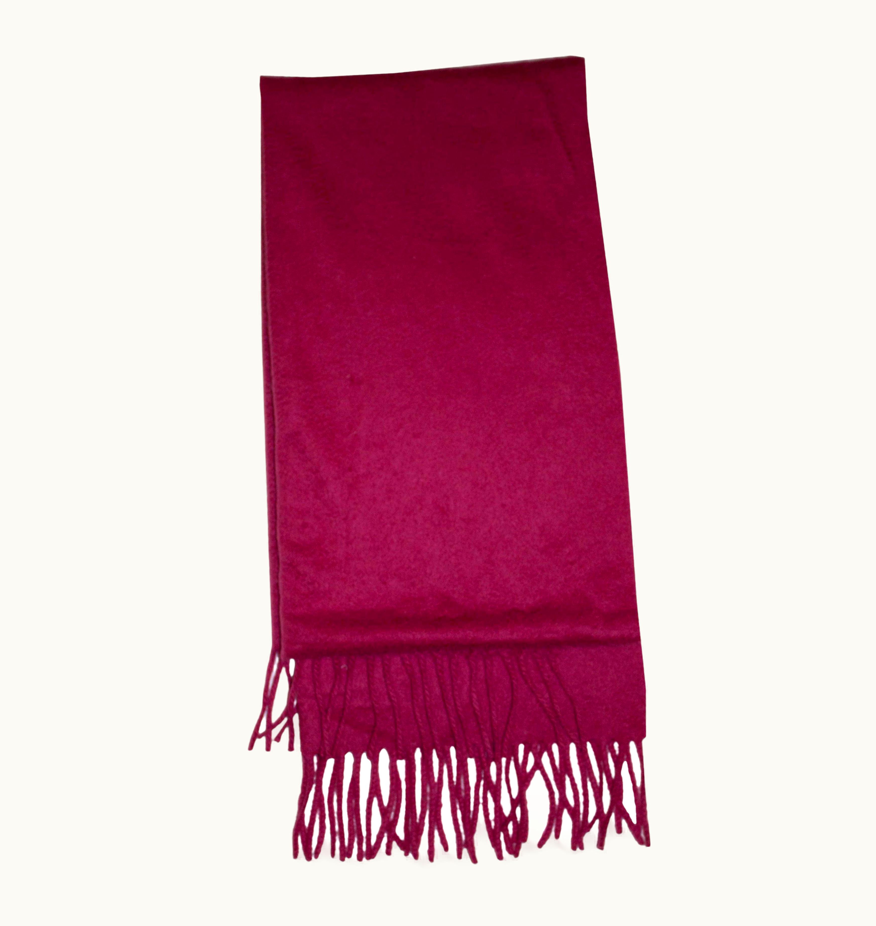 Loro Piana Plum Colour Cashmere Scarf