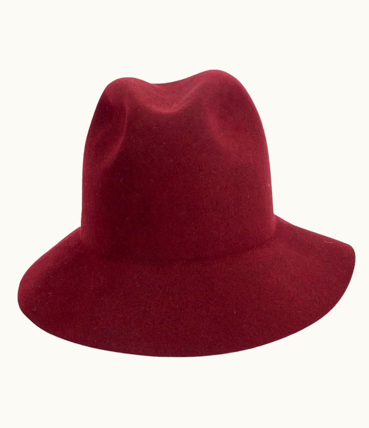 Loro Piana Loro Piana Burgundy Cashmere My Journey Hat
