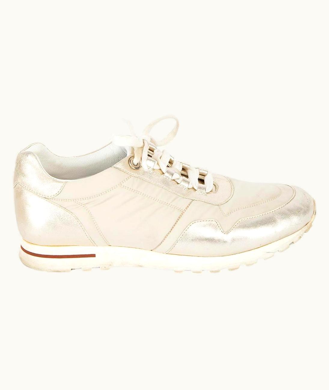 Loro Piana Loro Piana Women' Sneakers With Metallic Detail