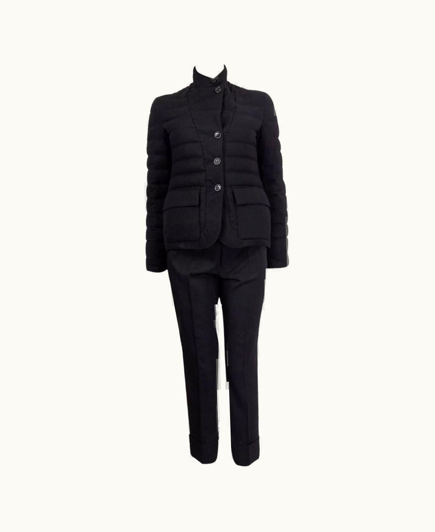 Loro Piana Loro Piana Black Cashmere Quilted Puffer Jacket