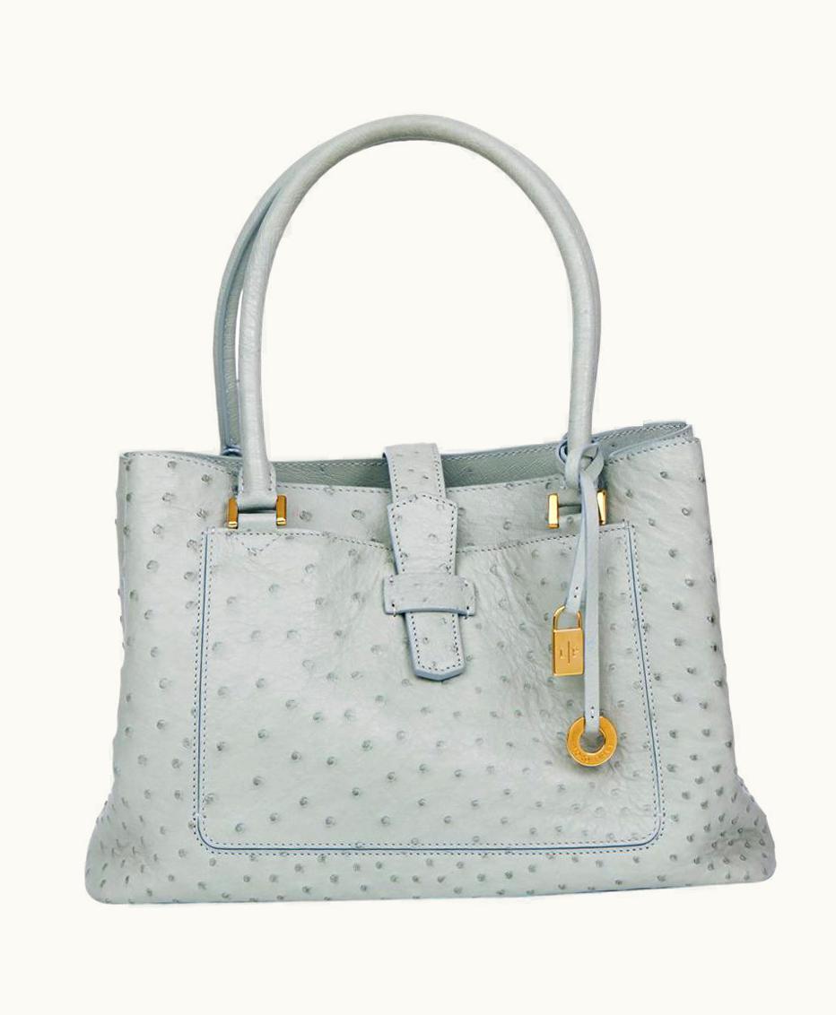 Loro Piana 2010 Loro Piana Sage Ostrich Leather Bellevue Media