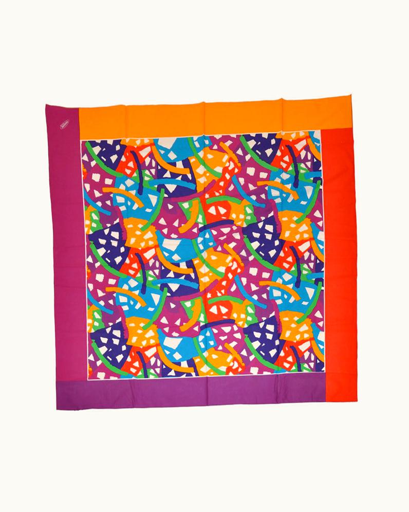Missoni Huge Missoni Multicolor Bold-print Cotton Scarf