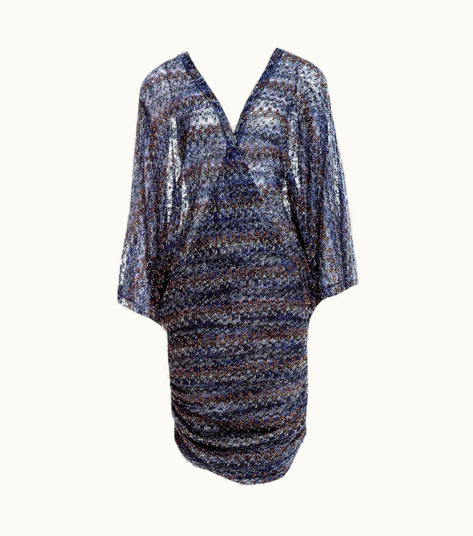 Missoni Missoni Lurex Kaftan Tunic Cover Up Mini Dress