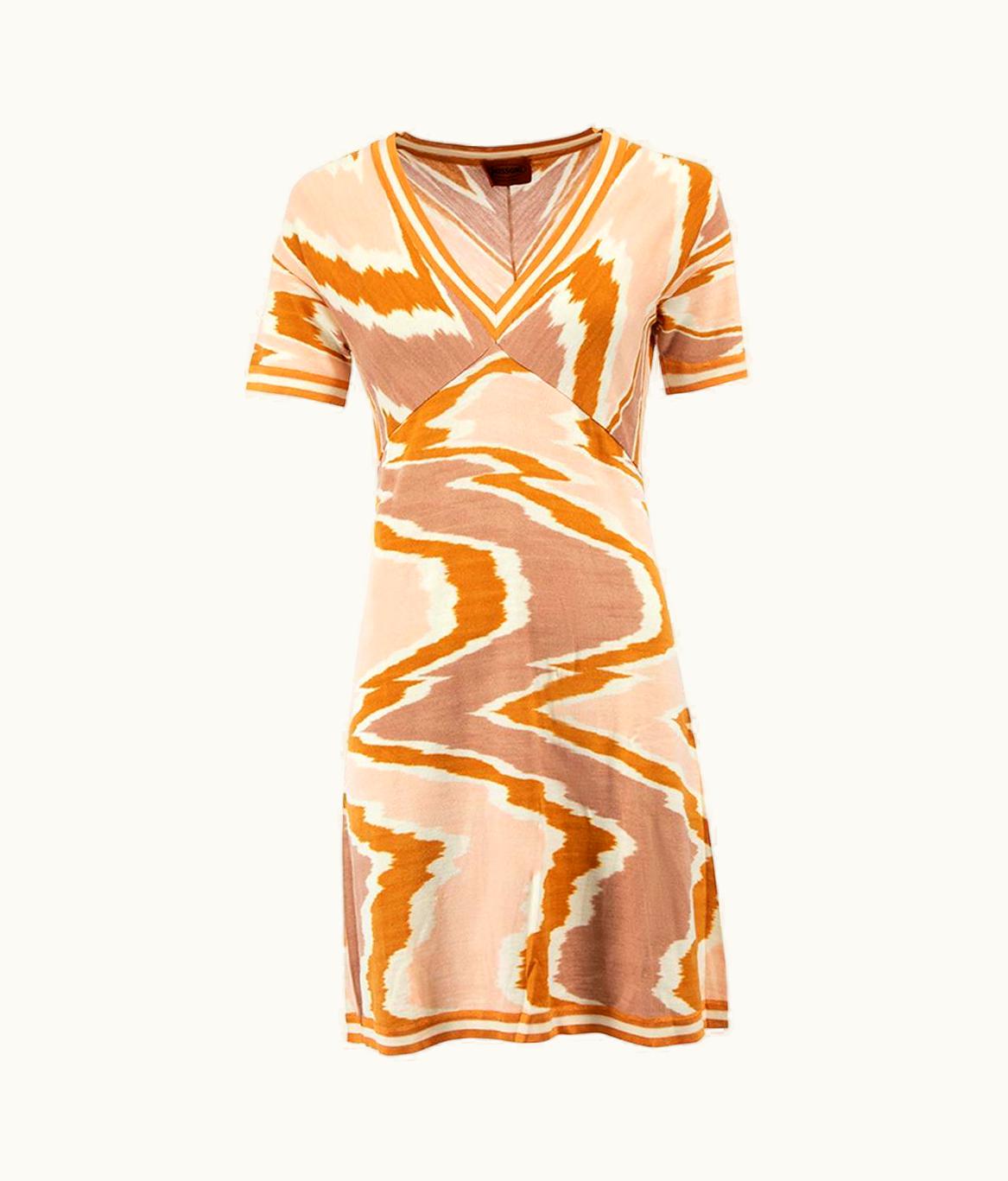 Missoni Missoni Women' Short Sleeve Patterned Mini Dress