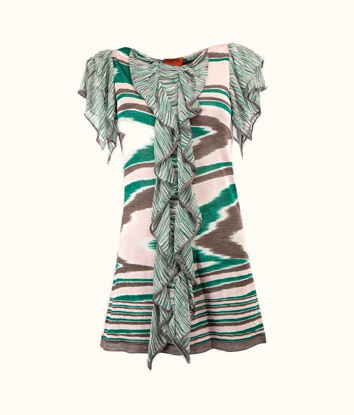 Missoni Missoni Women' Fine Knit Ruffle Detail Top