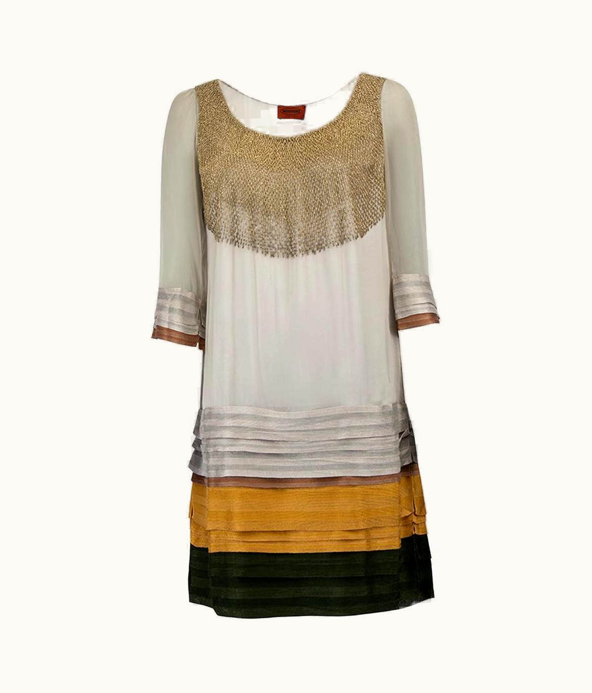 Missoni Missoni Women' Multicolour Dress With Gold Bead Embellishments