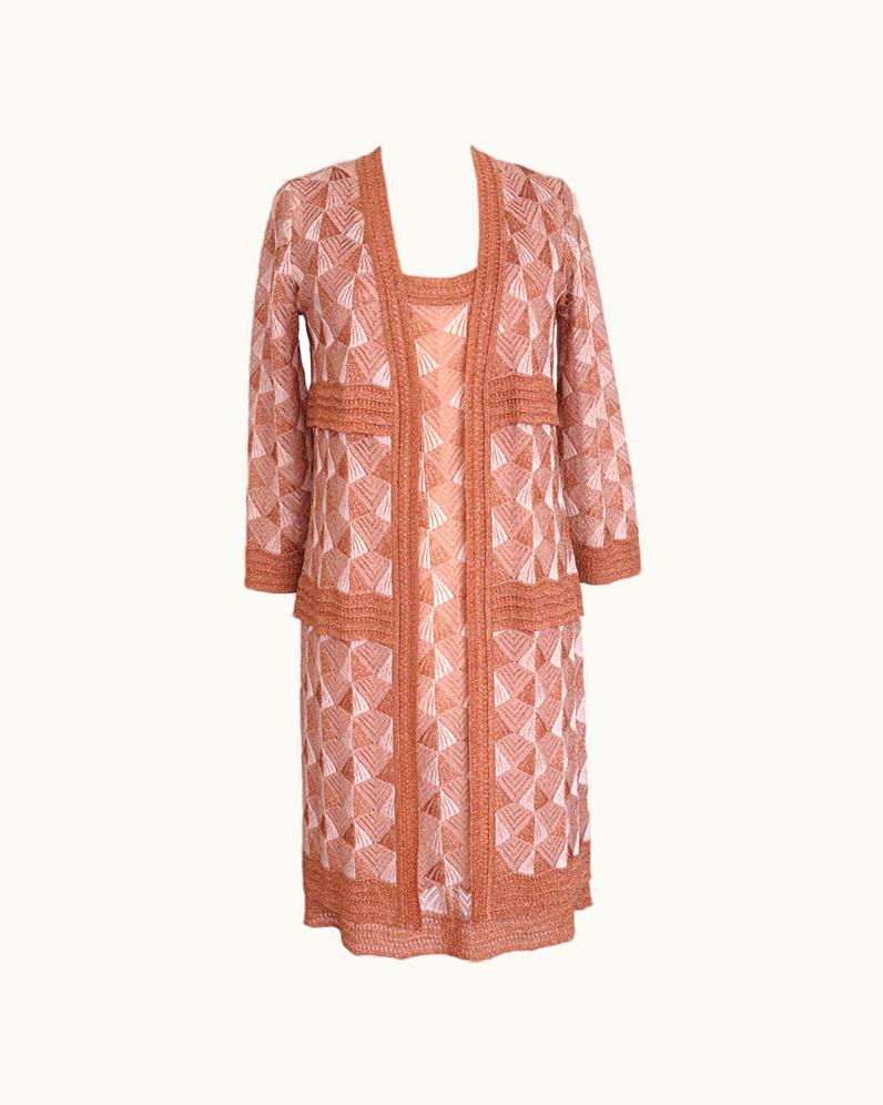 Missoni Missoni Dress With Jacket Knit Set Divine Deco Design Chic 42 S/S