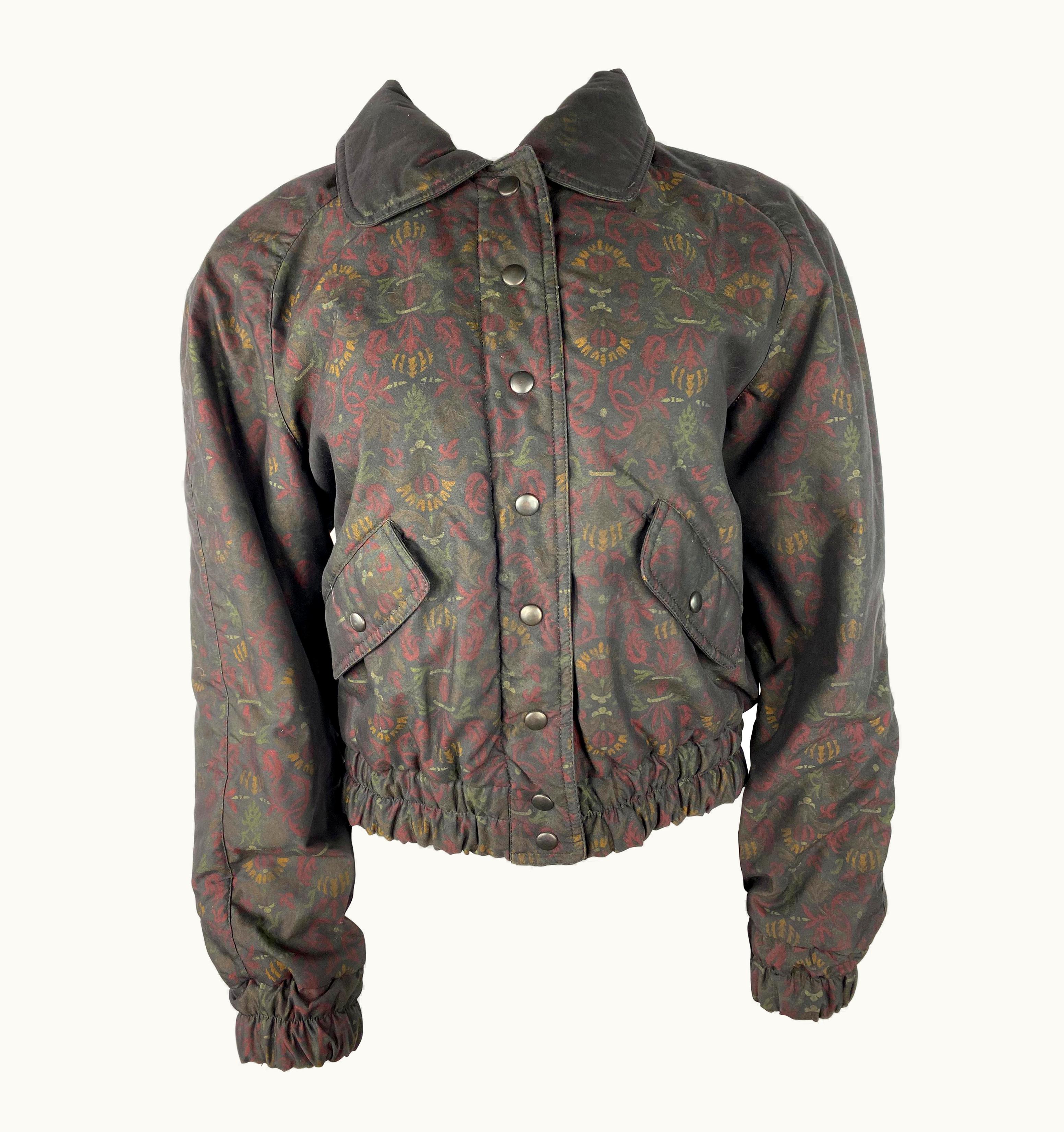 Missoni Sport Vintage Missoni Sport BlackS/S Brown Floral Jacket