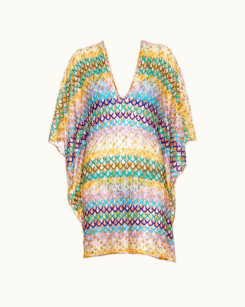 Missoni Colorful Missoni Crochet Knit Kaftan