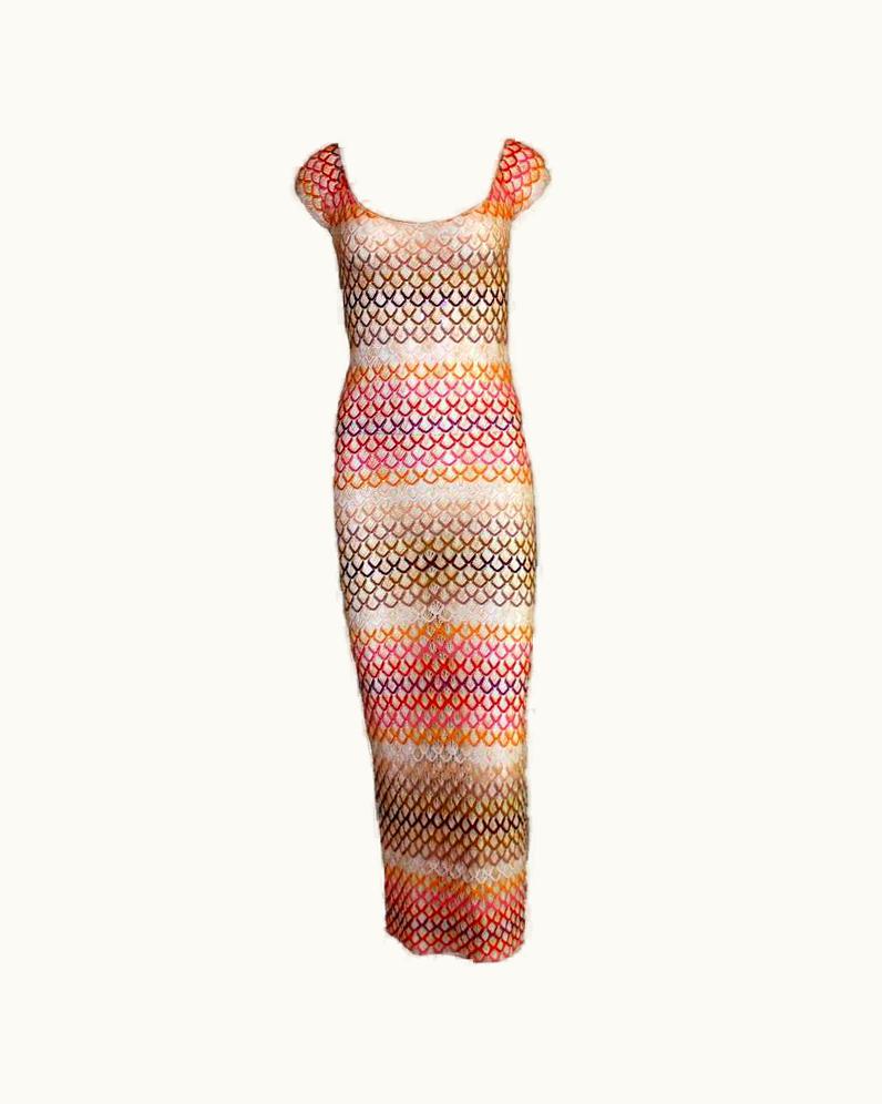 Missoni Breathtaking Missoni 2Pcs Ensemble Maxi Dress With Matching Swimsuit