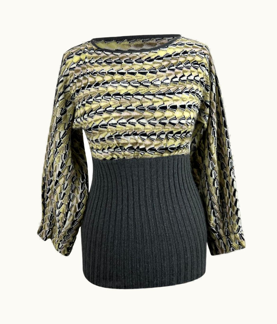 Missoni Missoni Wool And Mohair Long Sleeve Jumper Sweater It