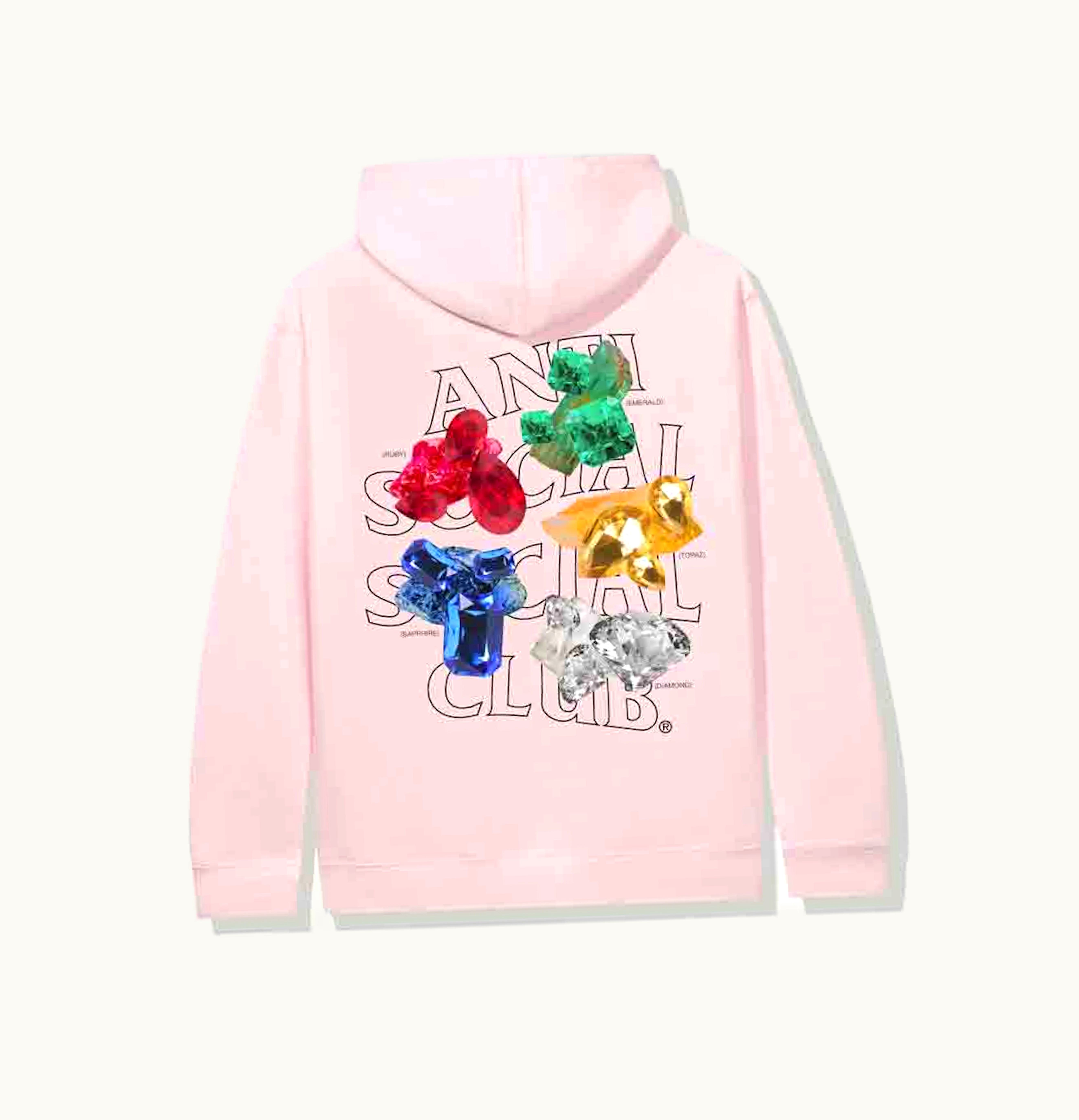 Anti Social Social Club Anti Social Social Club Bussin Hoodie Pink