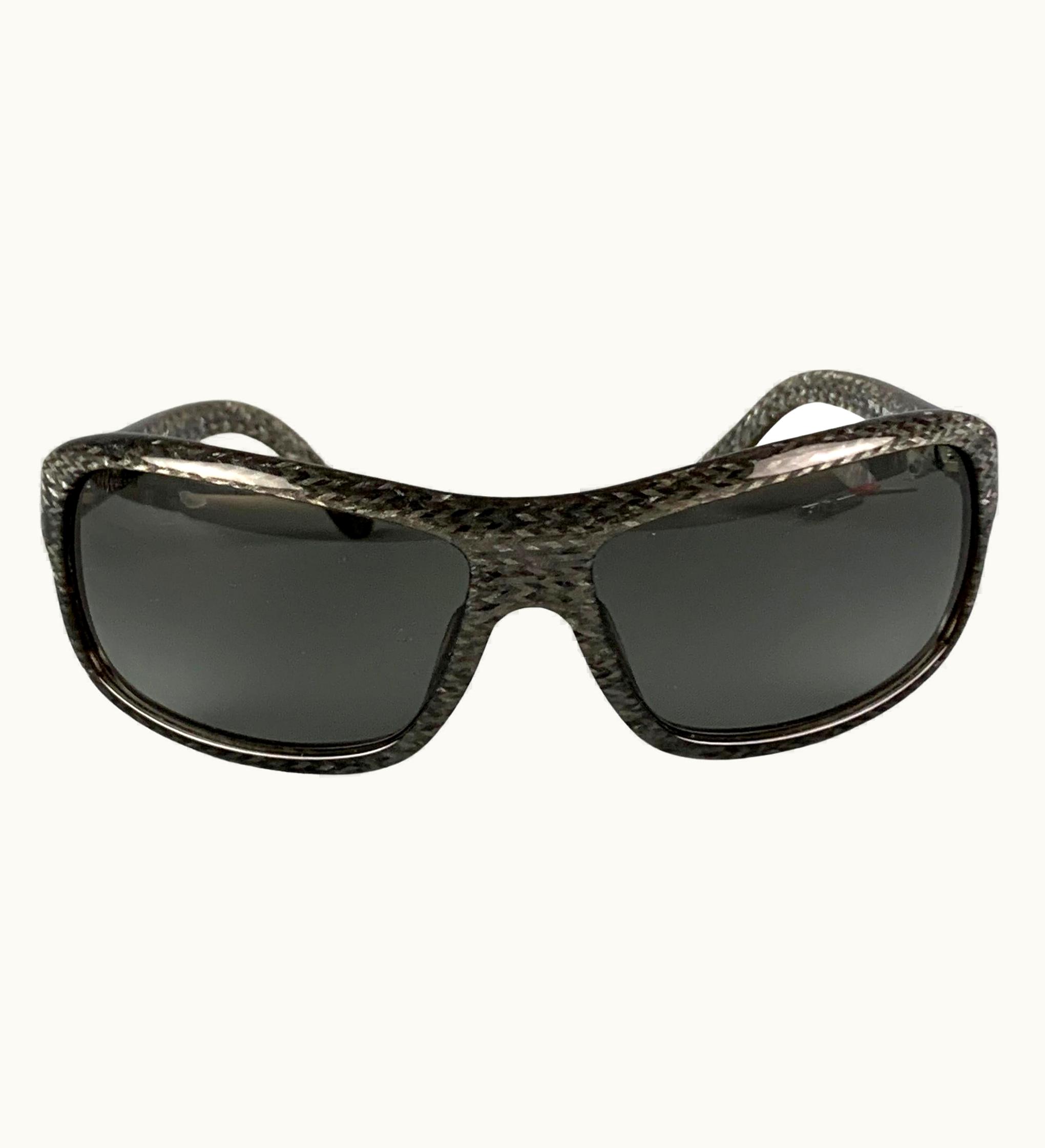 Prada Prada Grey Shimmer Acetate Sunglasses