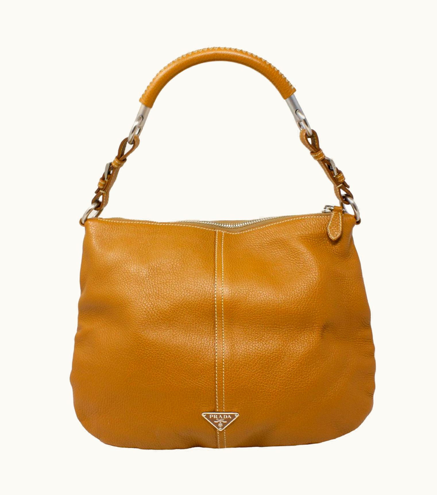 Prada Prada Tobacco VItello Daino Hobo